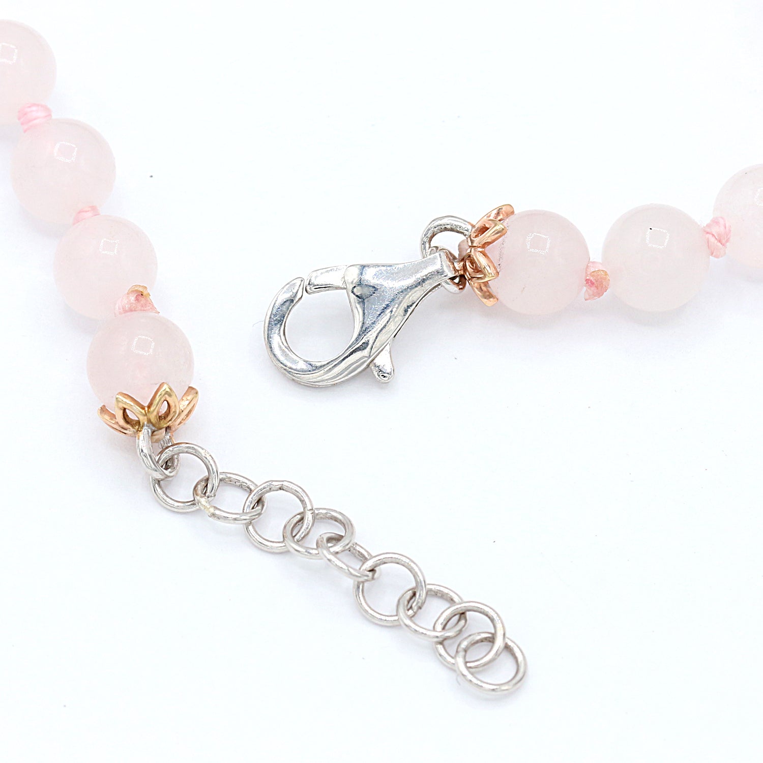 Gems en Vogue Kunzite & Multi Gemstones Flower Bracelet