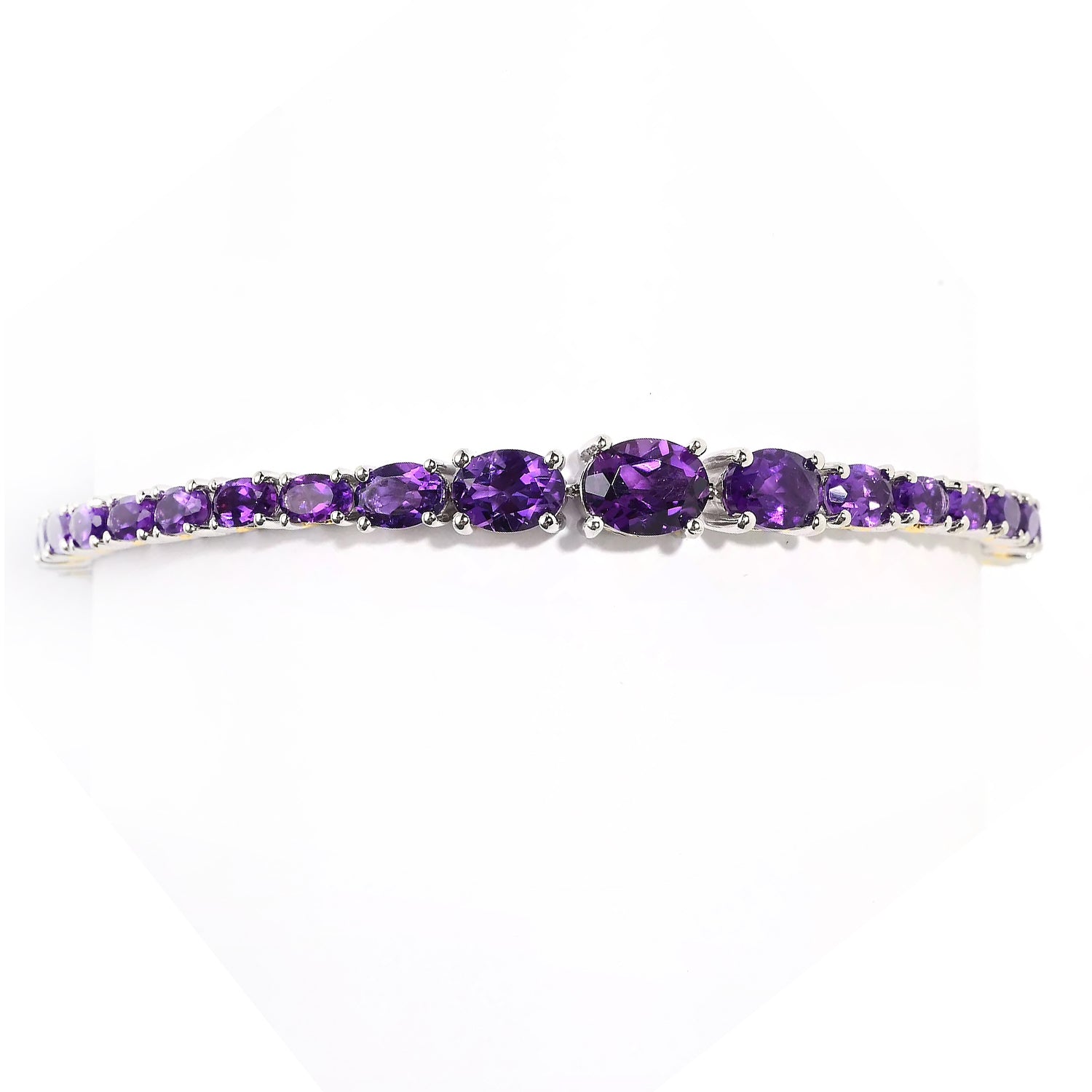 Amethyst shop tennis bracelet