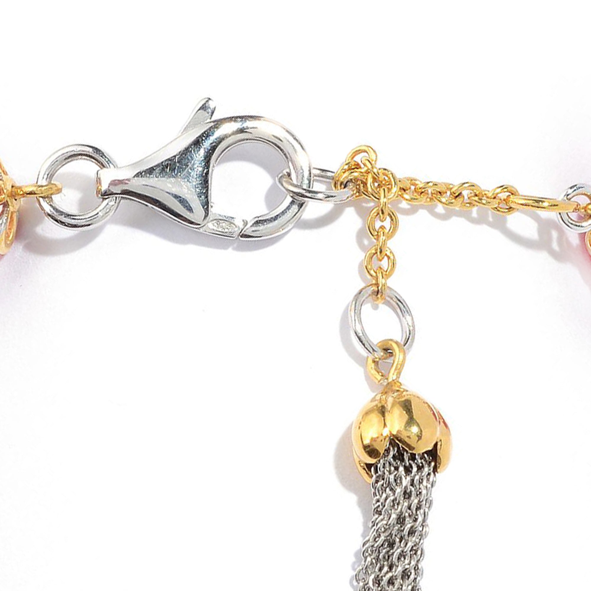 Gems en Vogue 24K Palladium Silver Lapis Bead Bracelet
