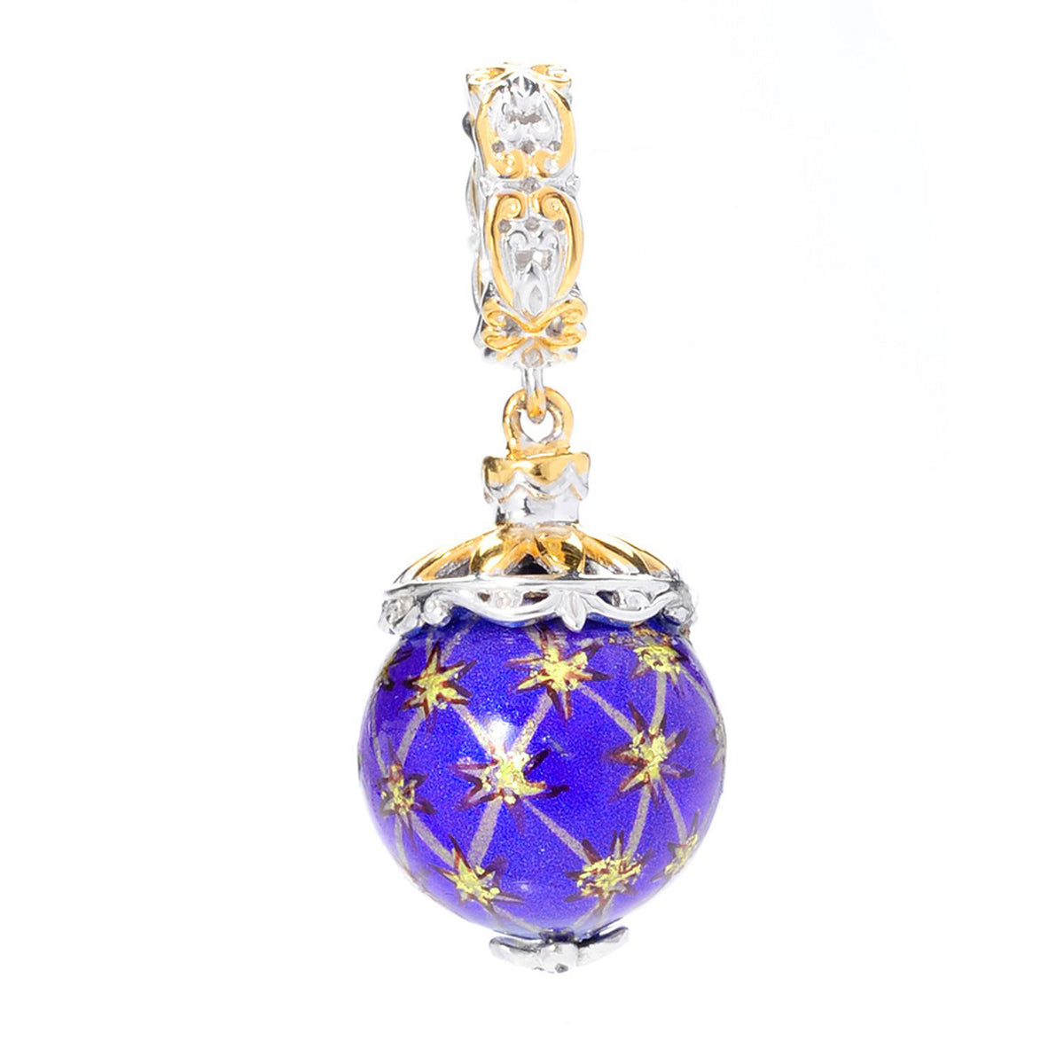 Gems en Vogue Breloque Pendentif Médaillon Agate Blanche