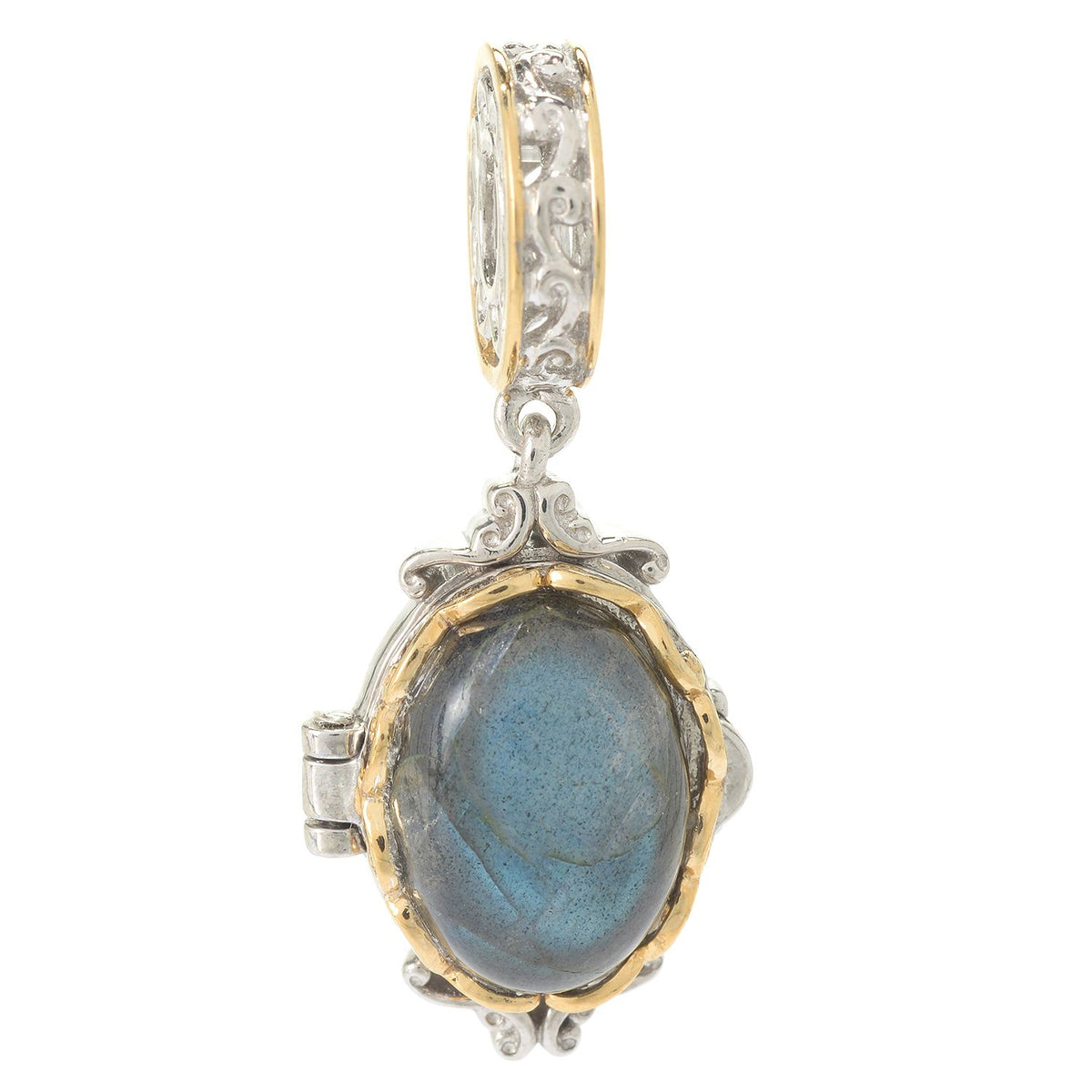Gems en Vogue Breloque Pendentif Corail Rouge Médaillon