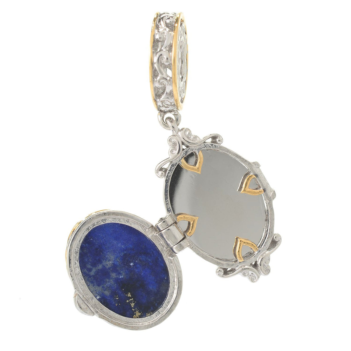 Gems en Vogue Breloque Pendentif Corail Rouge Médaillon