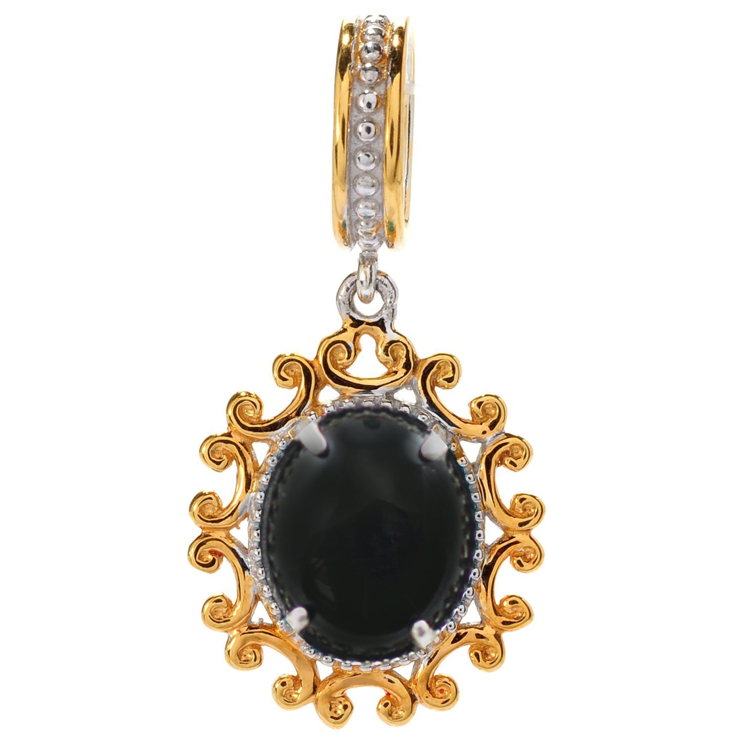 Gems en Vogue Choice of Gemstone Drop Charm