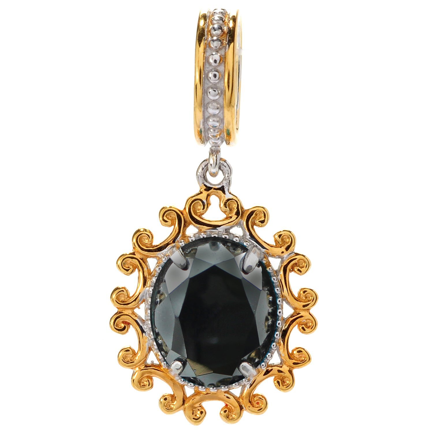 Gems en Vogue Choice of Gemstone Drop Charm