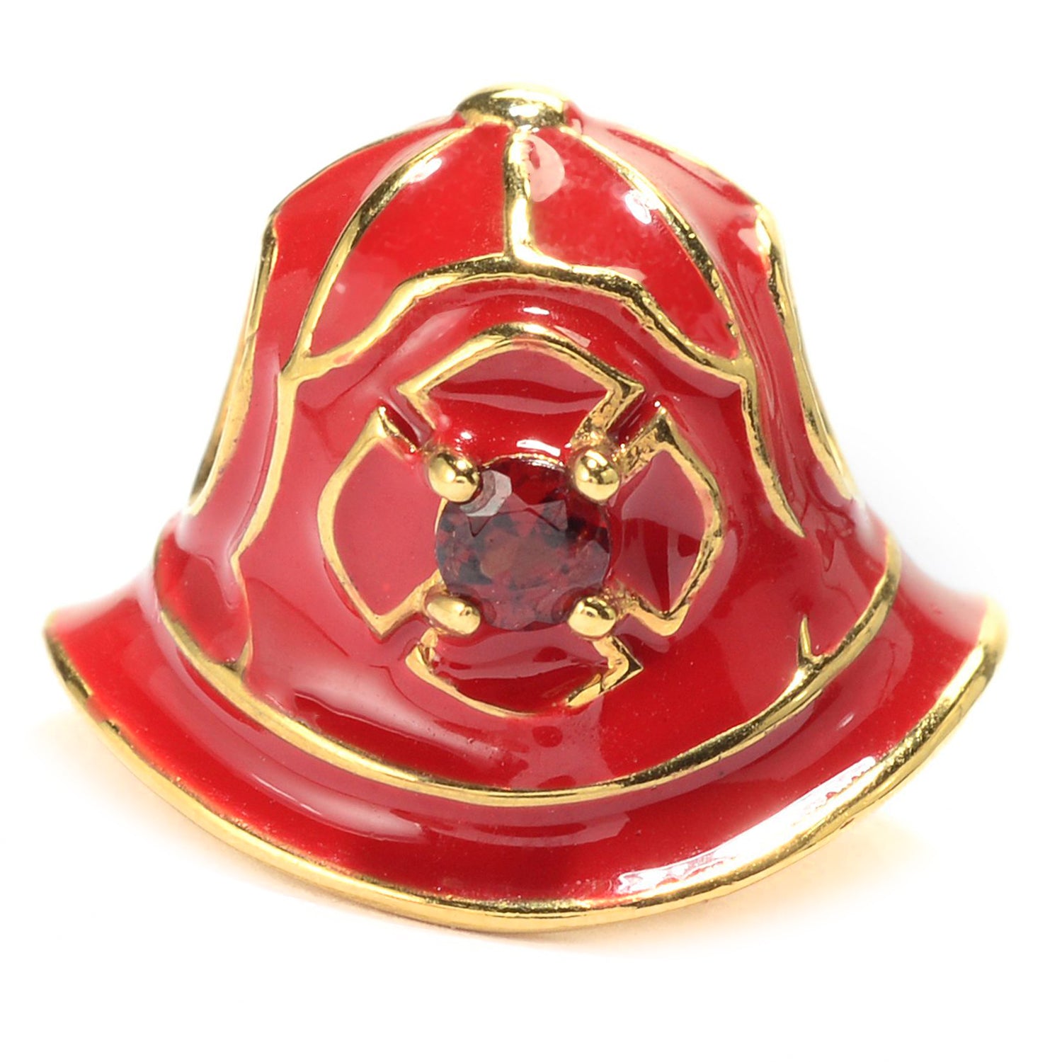Gems en Vogue "Heroes" Gemstone & Enamel Helmet Slide-on Charm