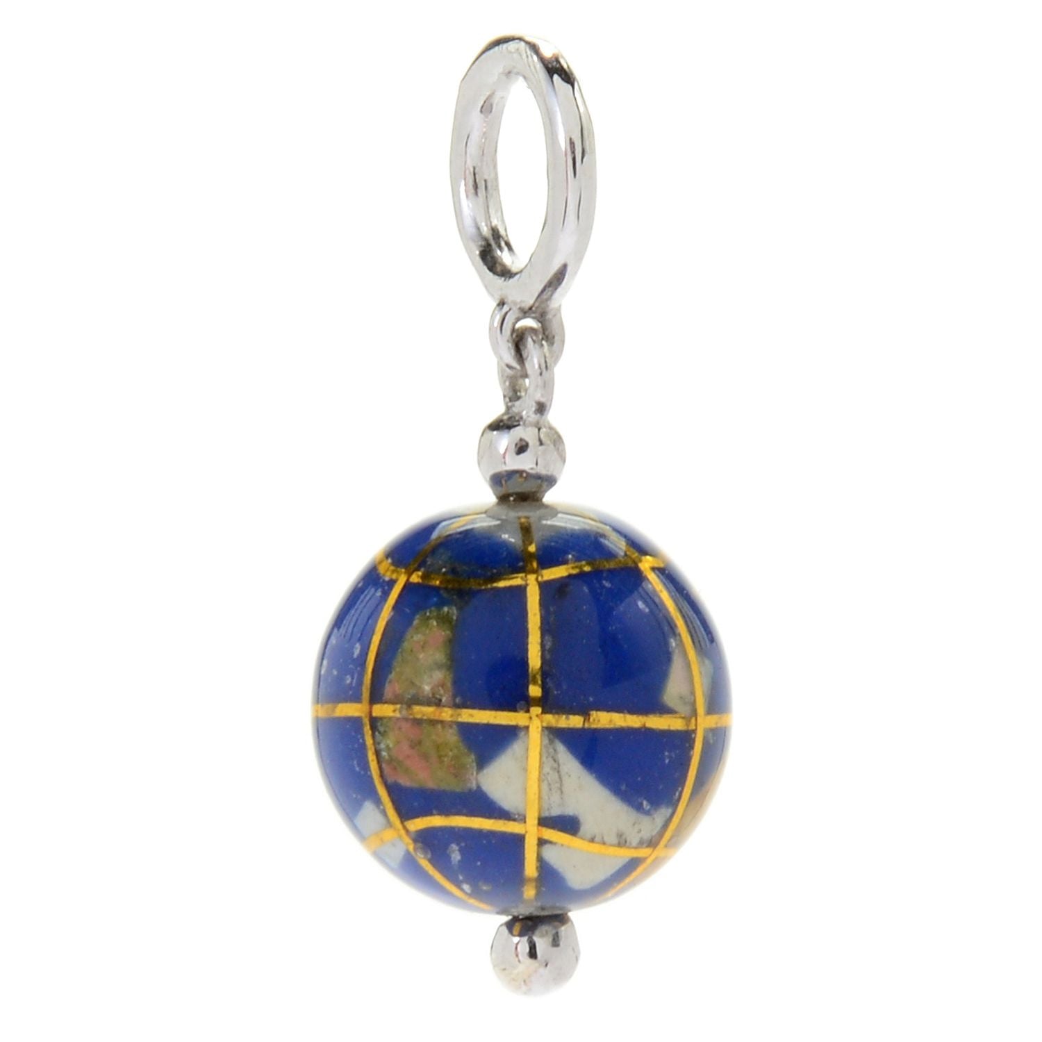 Gems en Vogue Globe Bead Charm