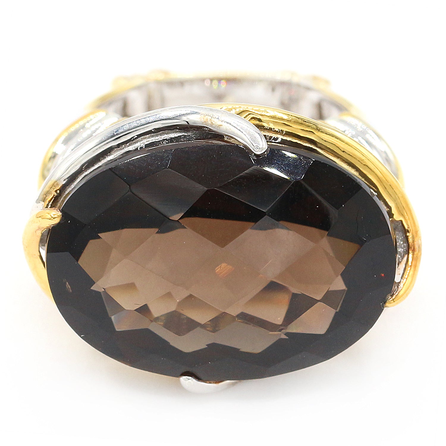 Gems en Vogue 10.00ctw Smoky Quartz Ring