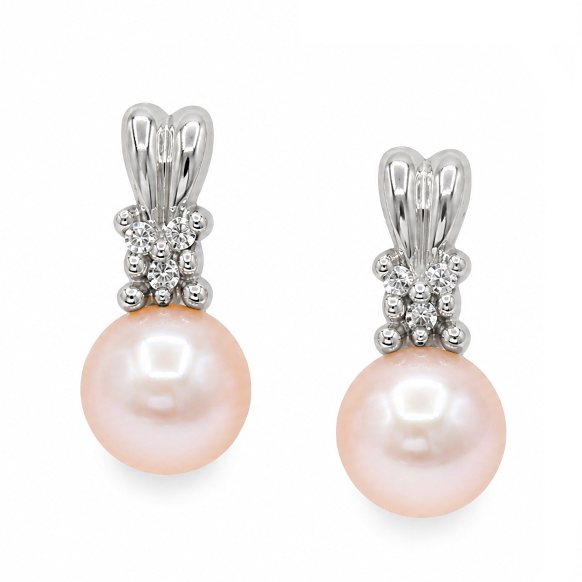 Michael's Classics Pink Pearl Earrings
