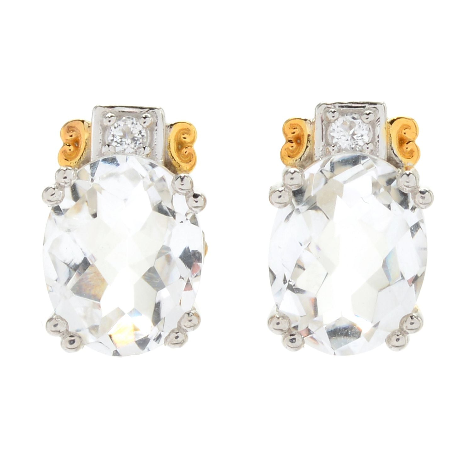 Gems en Vogue 3.26tw Choice of Birthstone Stud Earrings