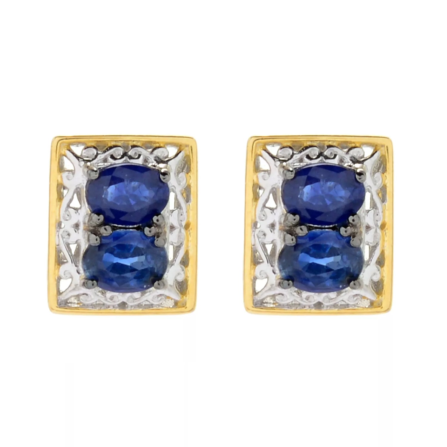 Gems en Vogue 0.68-0.88ctw Choice of Birthstone Stud Earrings