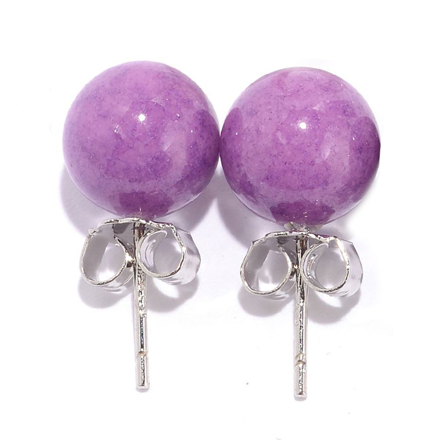 Gems en Vogue Choice of Color Quartz Stud Earrings