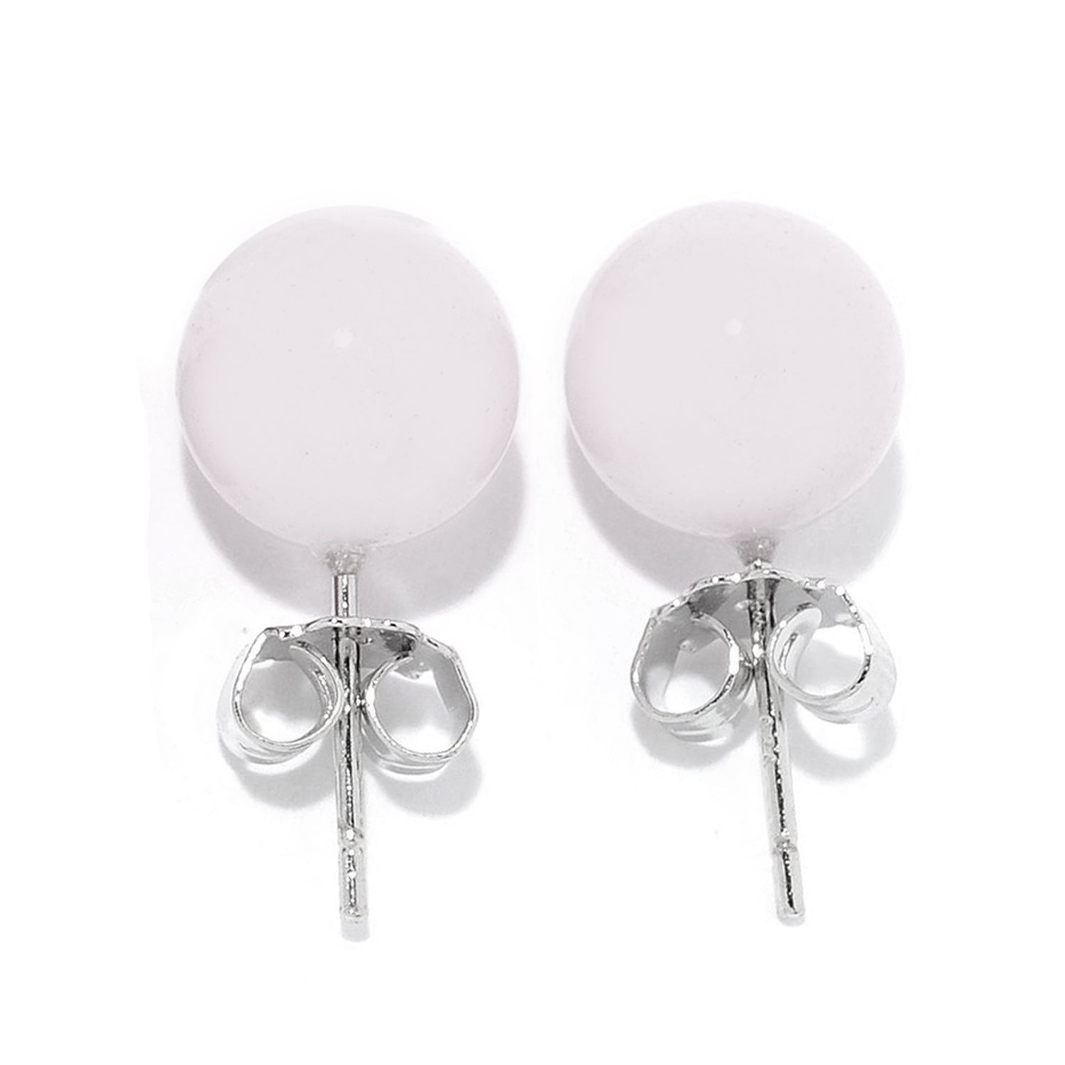Gems en Vogue Choice of Color Quartz Stud Earrings