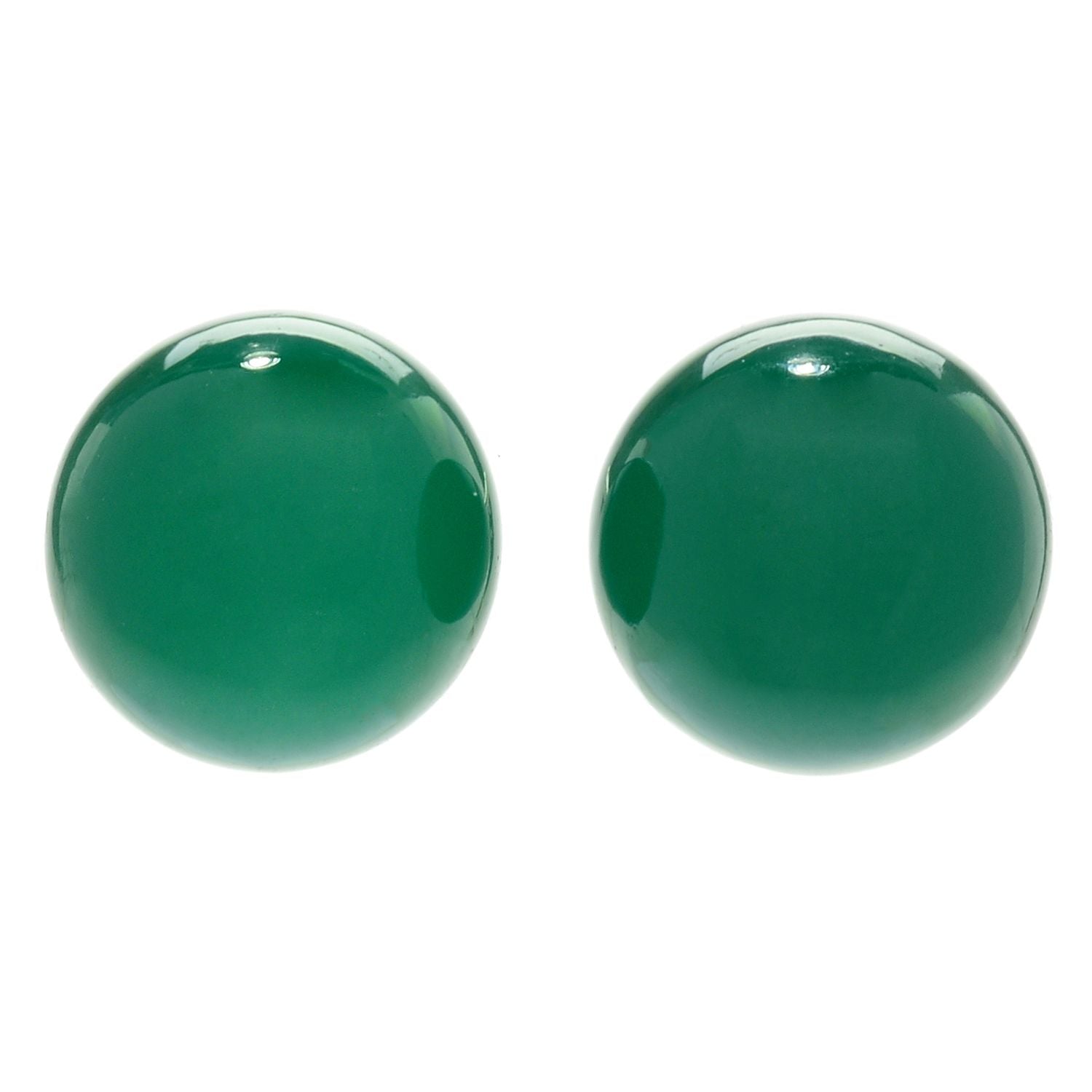 Gems en Vogue Choice of Color Chalcedony Stud Earrings