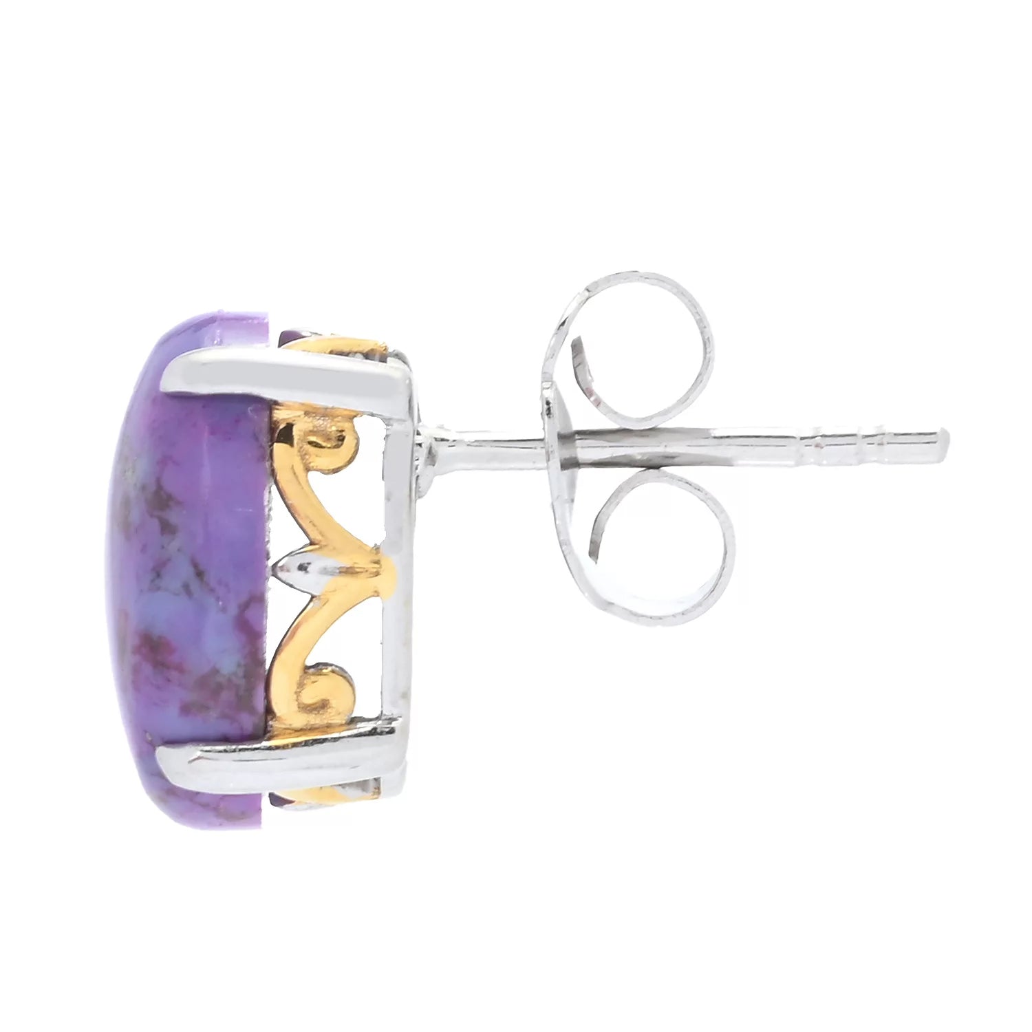 Gems en Vogue Mohave Turquoise Stud Earrings