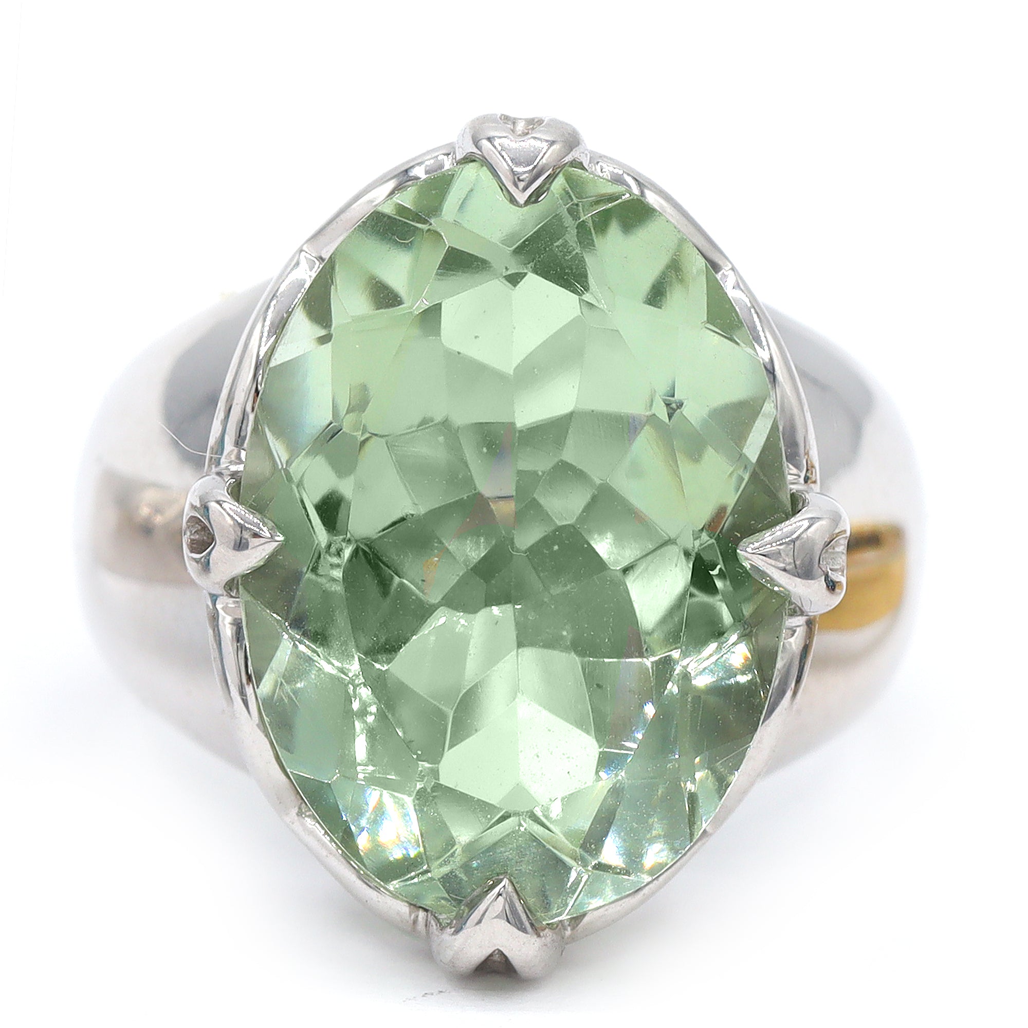 Michael's Classics Prasiolite Ring