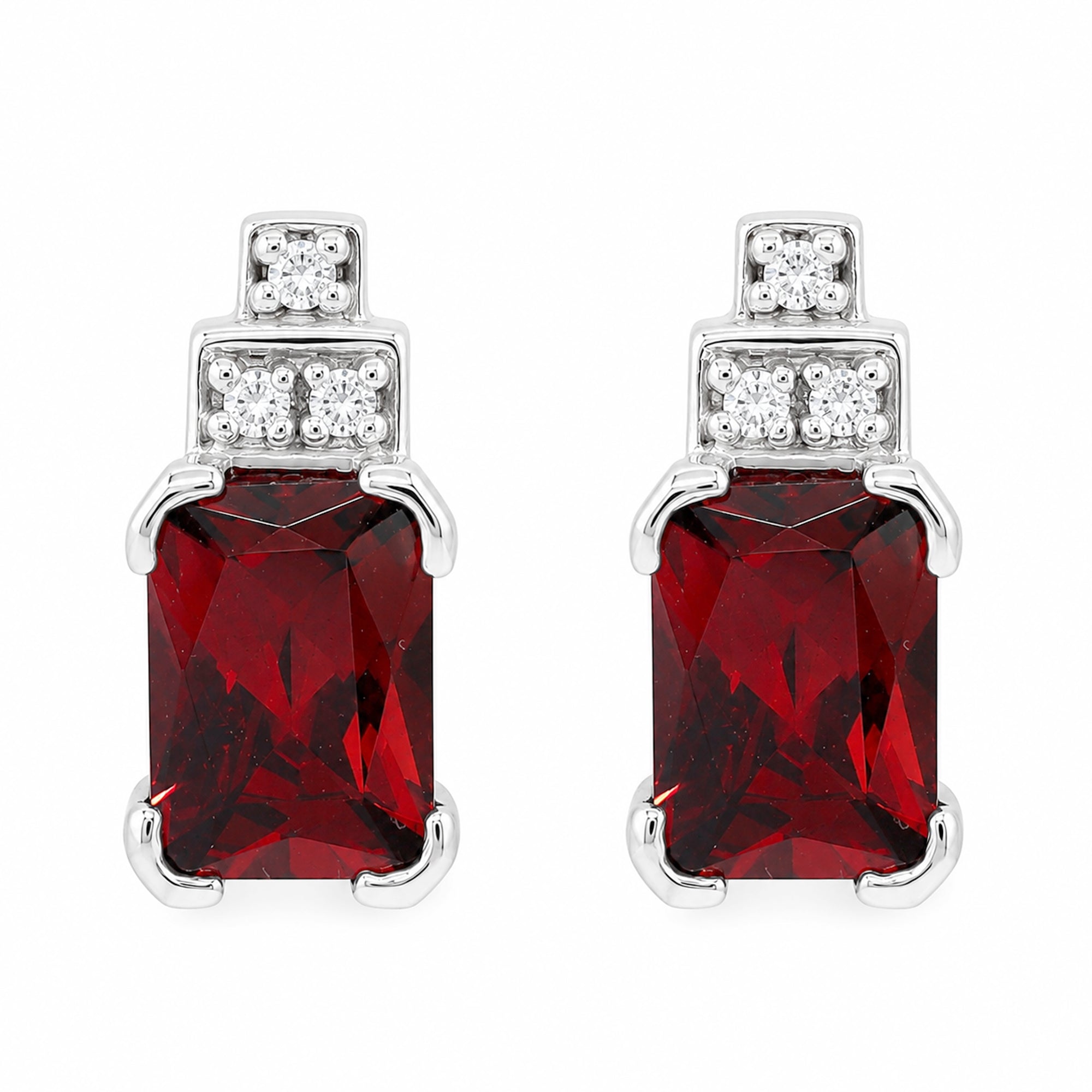 Michael's Classics Garnet Earrings