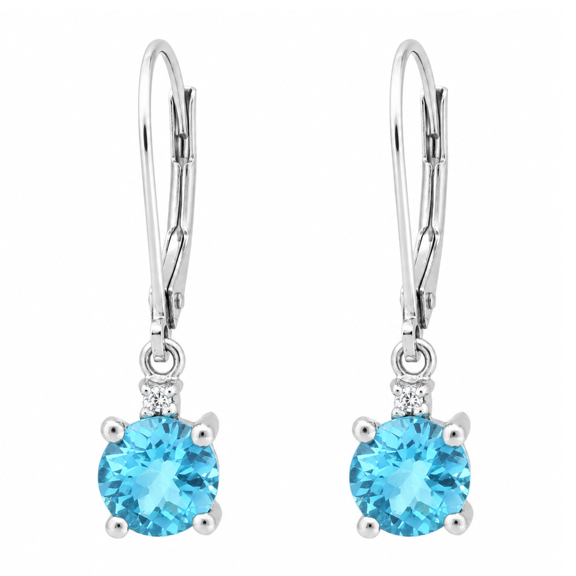 Michael's Classics Blue Topaz Earrings
