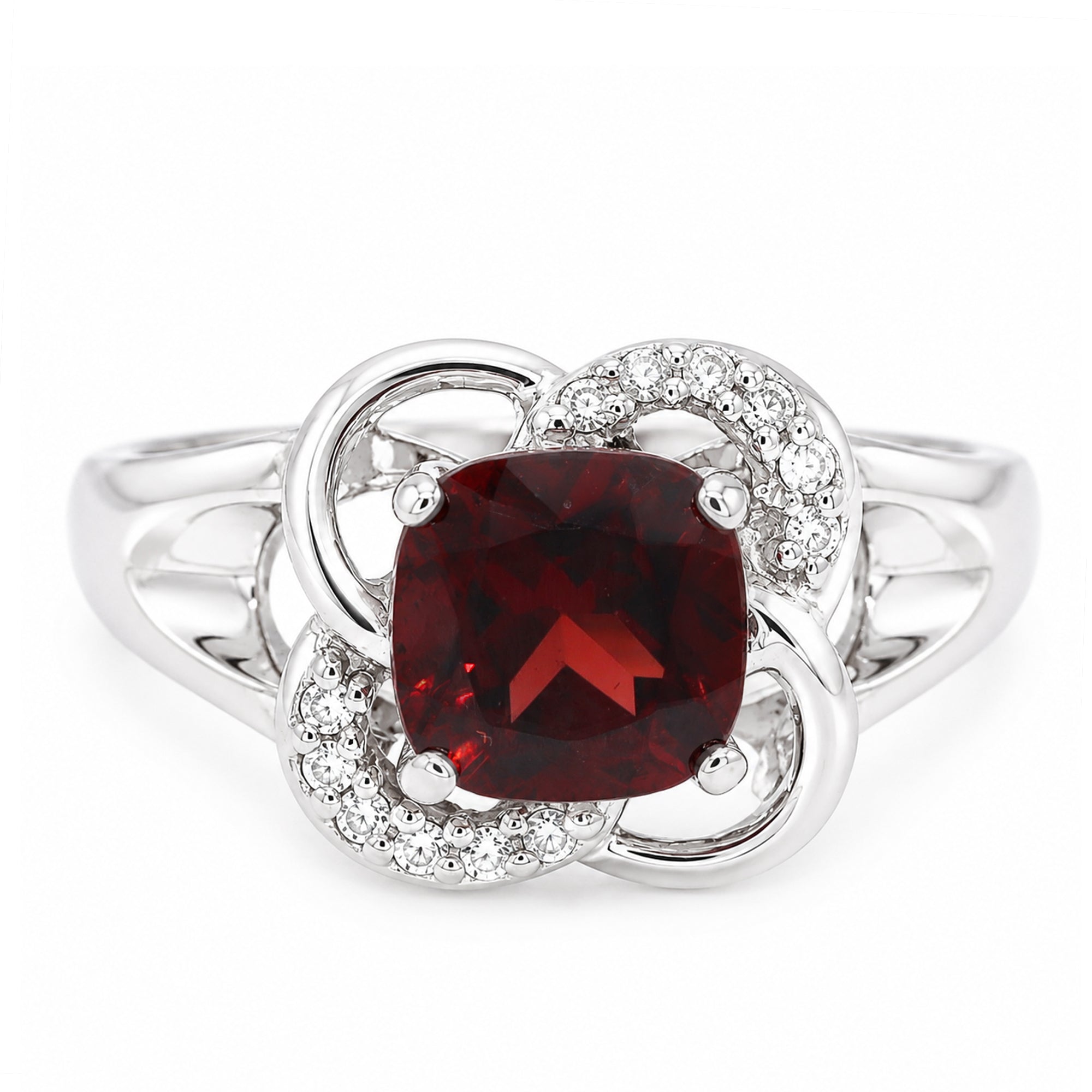 Michael's Classics Garnet Ring