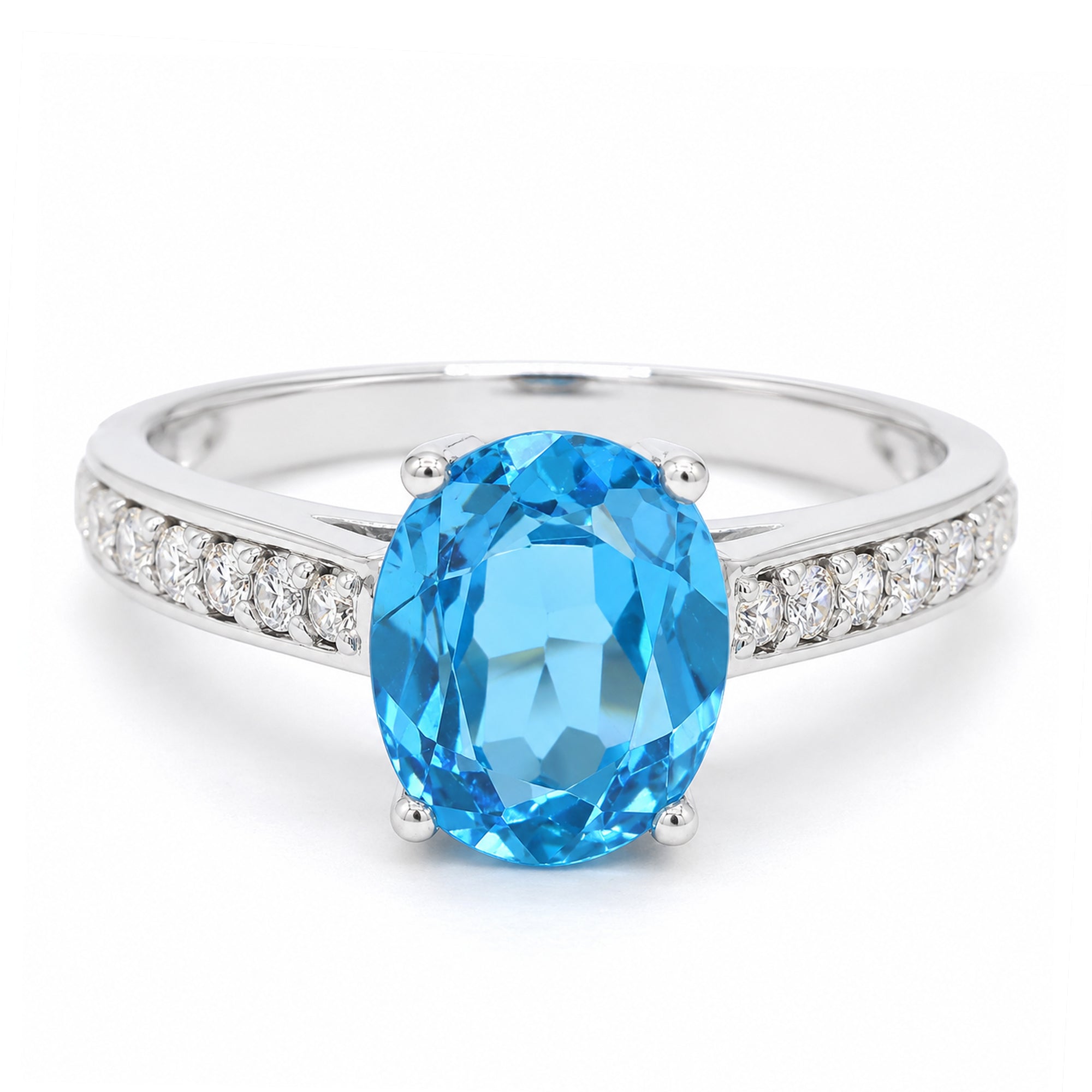 Michael's Classics Blue Topaz Ring