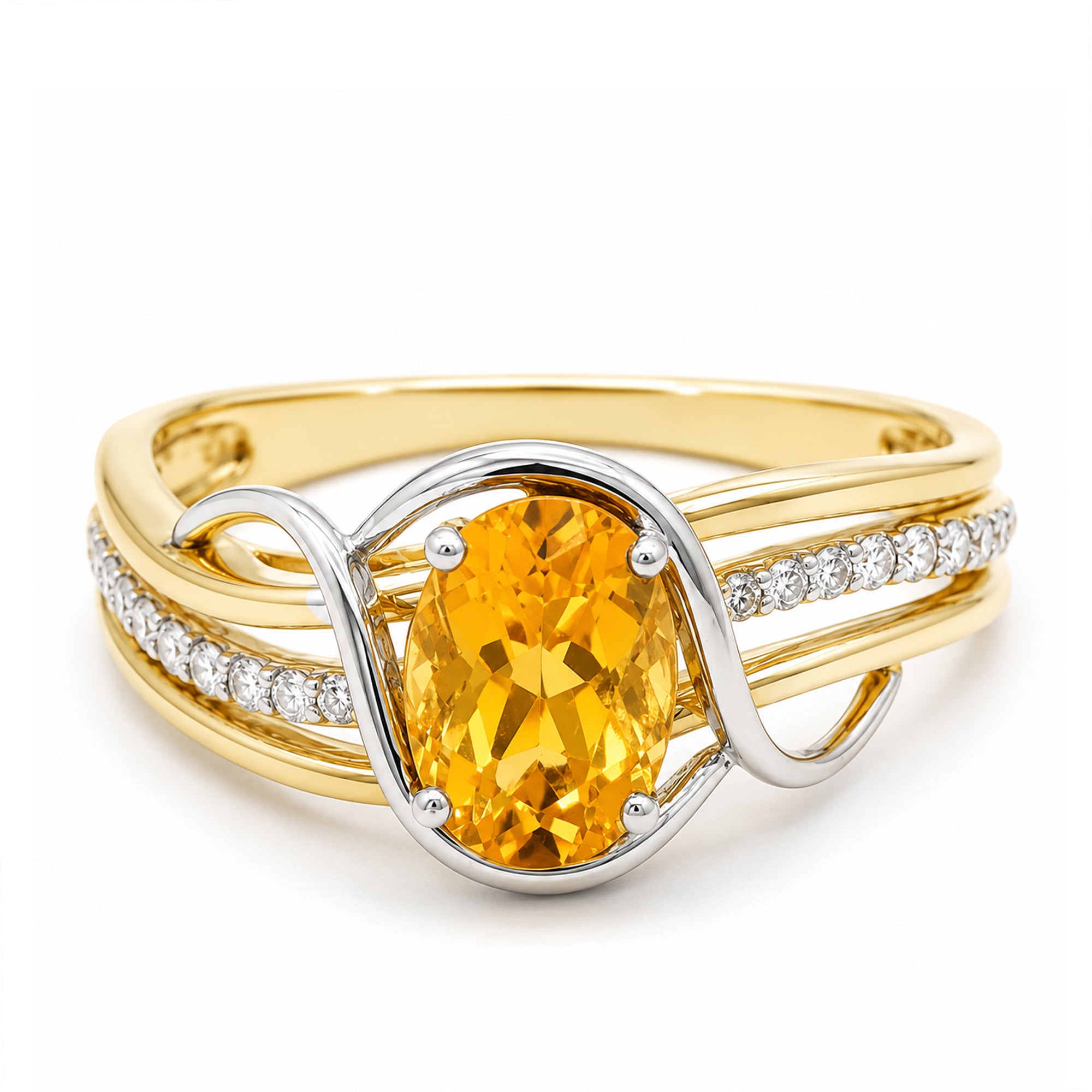 Michael's Classics Citrine Ring
