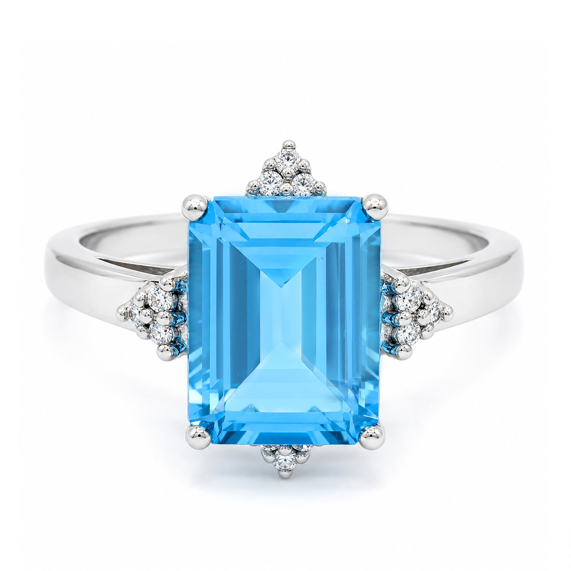 Michael's Classics Blue Topaz Ring