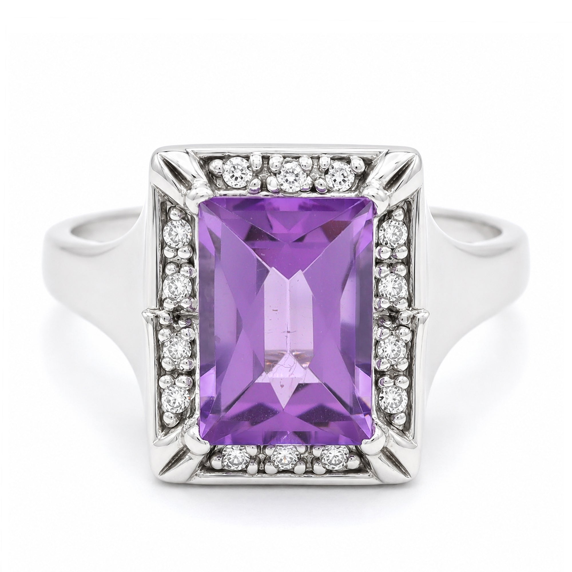 Michael's Classics Pink Amethyst Ring
