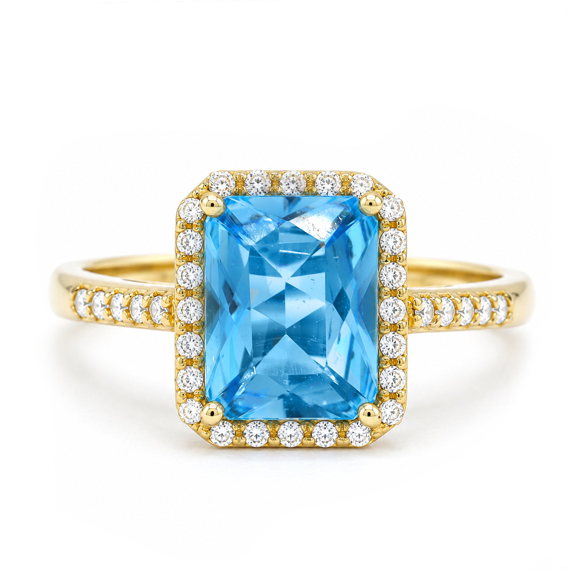 Michael's Classics Blue Topaz Ring