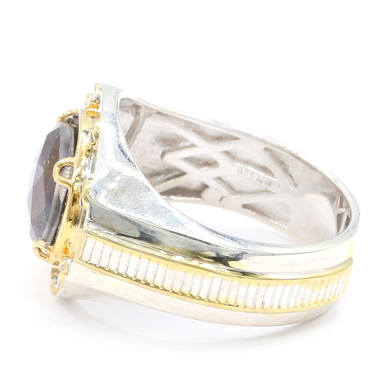 Gems en Vogue One-of-a-Kind Oval Ammolite Ring