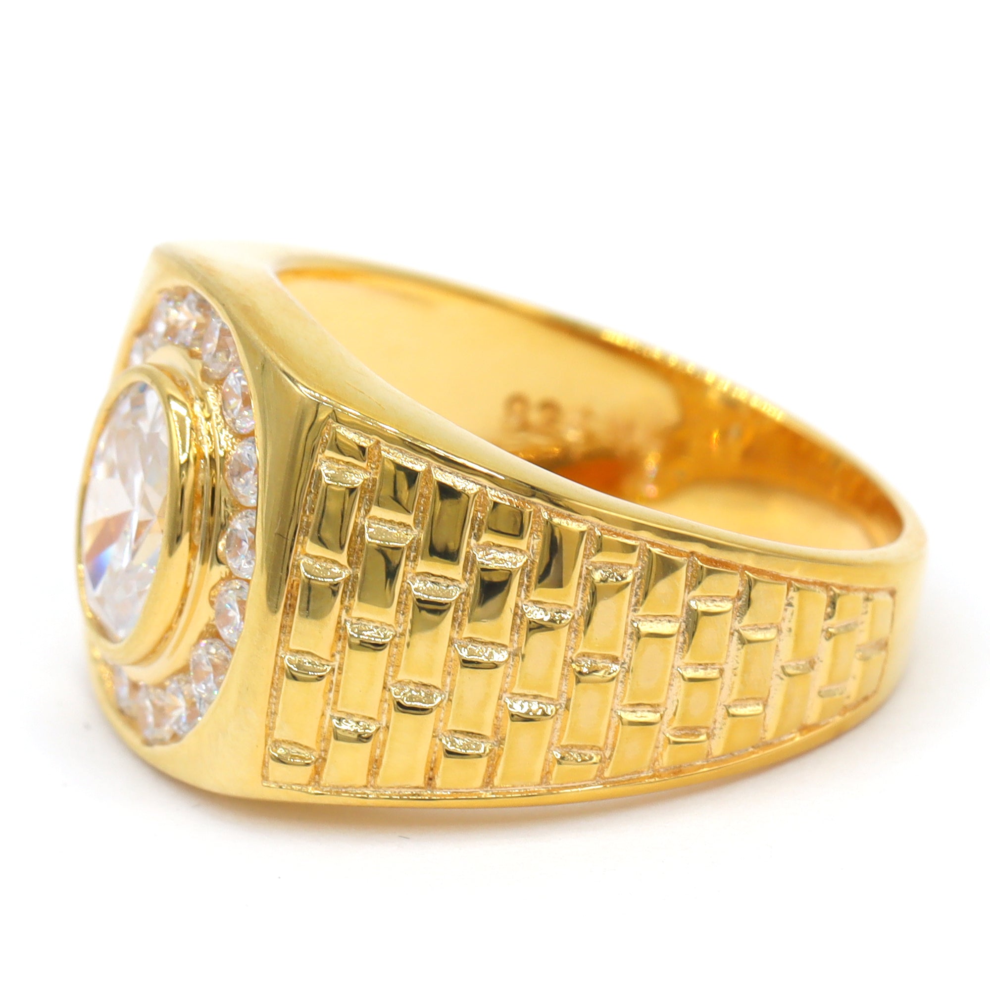 Signity Sterling Silver Cubic Zirconia Halo Ring CANNOT BE RESIZED