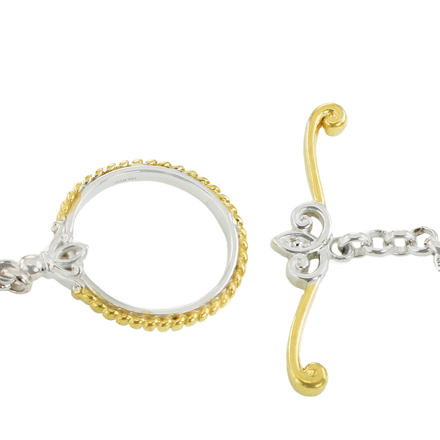 Gems en Vogue Red Jasper Bead Toggle Necklace