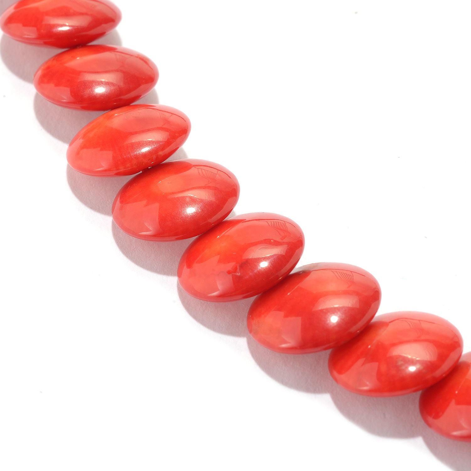 Gems en Vogue Choice of Coral Bead Toggle Necklace