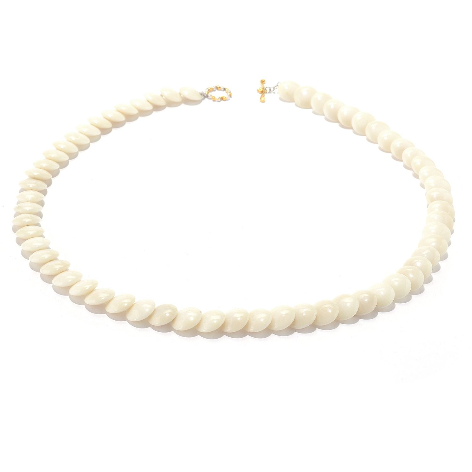 Gems en Vogue Choice of Coral Bead Toggle Necklace