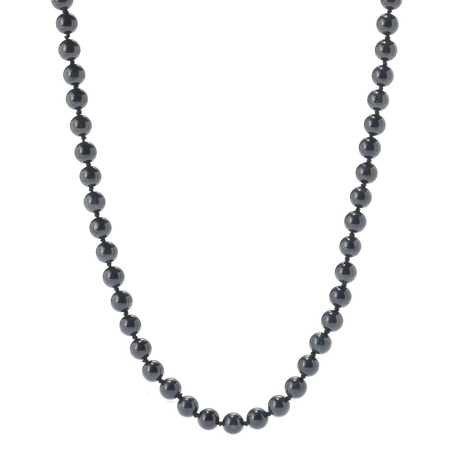 Gems en Vogue Black Coral & Sleeping Beauty Turquoise Bead Toggle Necklace