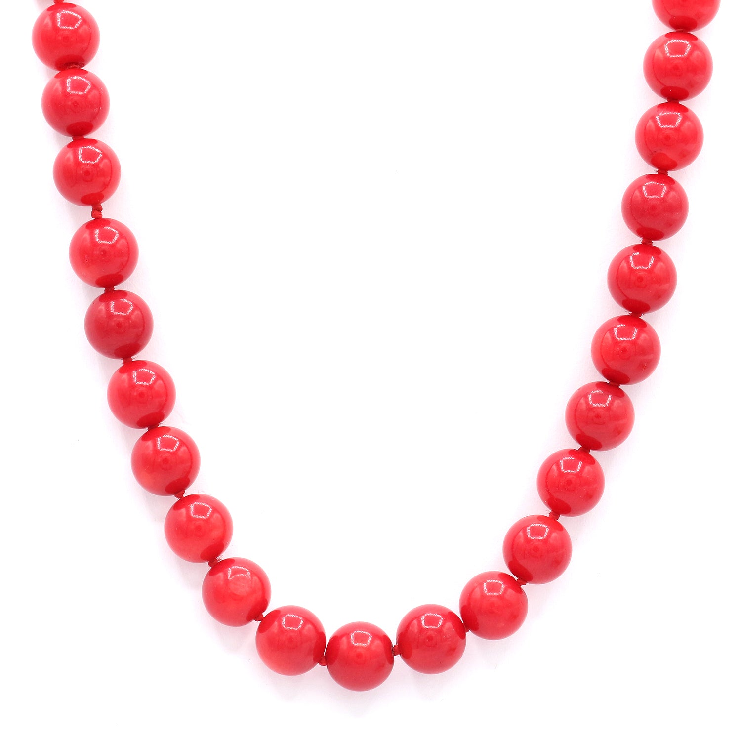 Gems en Vogue Choice of Coral Bead Bolo Necklace
