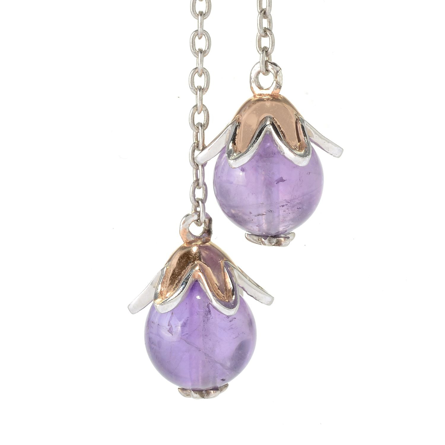 Gems en Vogue 4.68ctw Pink Amethyst Bolo Necklace
