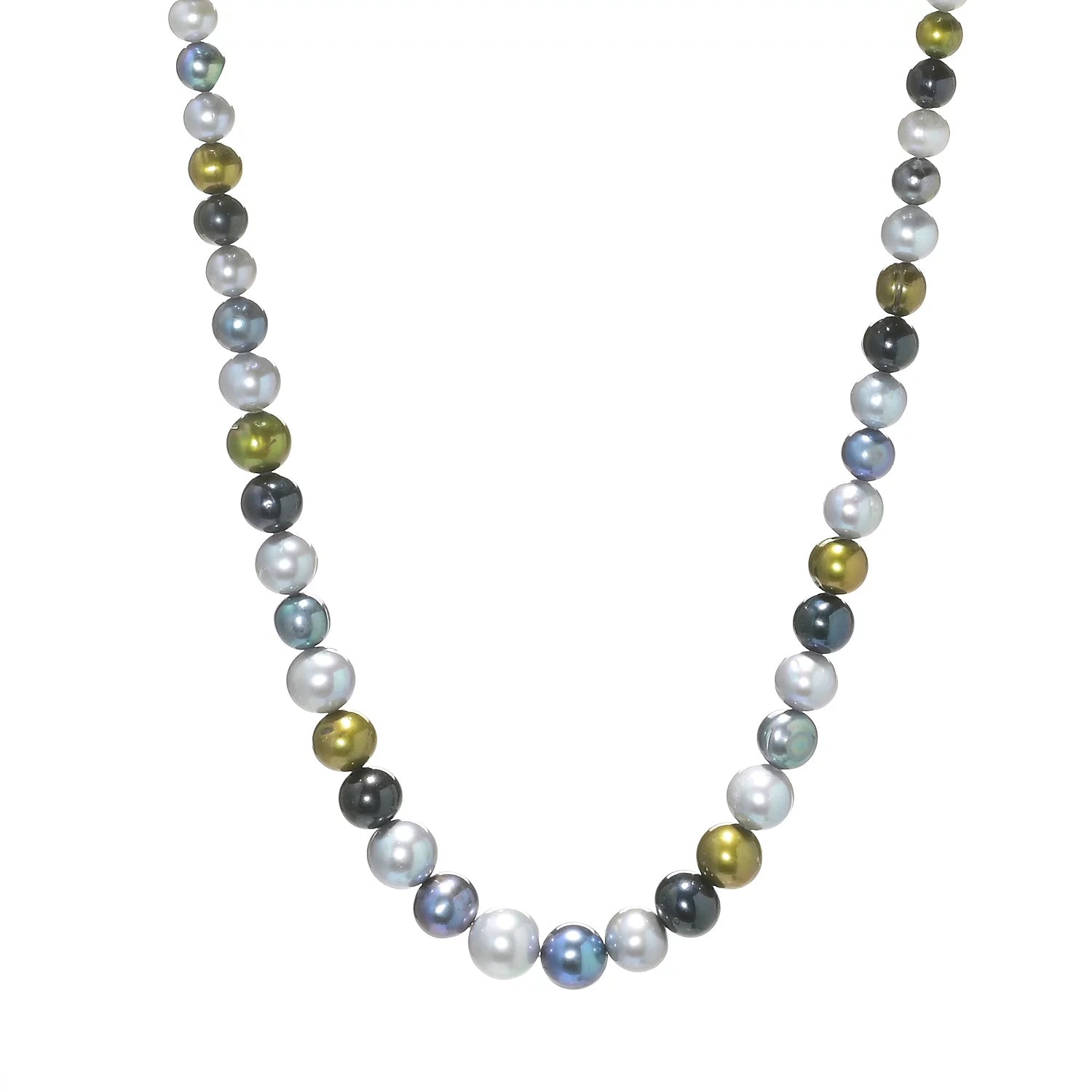 Gems en Vogue Choice of Color 8mm Cultured Pearl Necklace