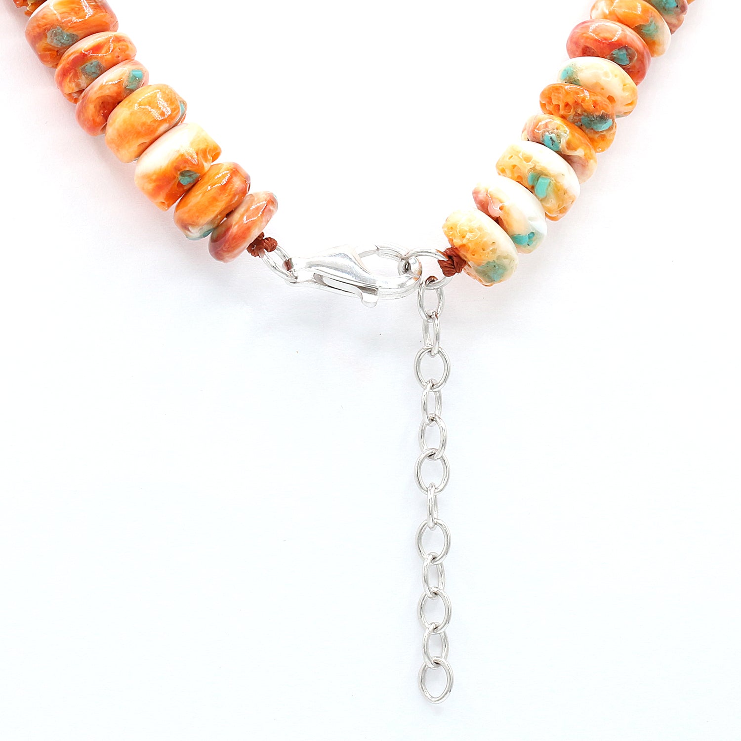 Gems en Vogue Graduating Spiny Oyster Turquoise Necklace