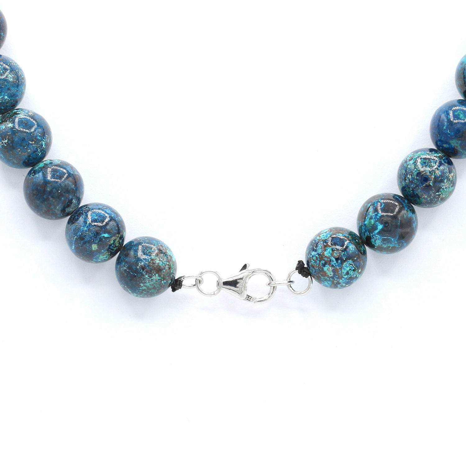 Gems en Vogue Chrysocolla Bead Necklace