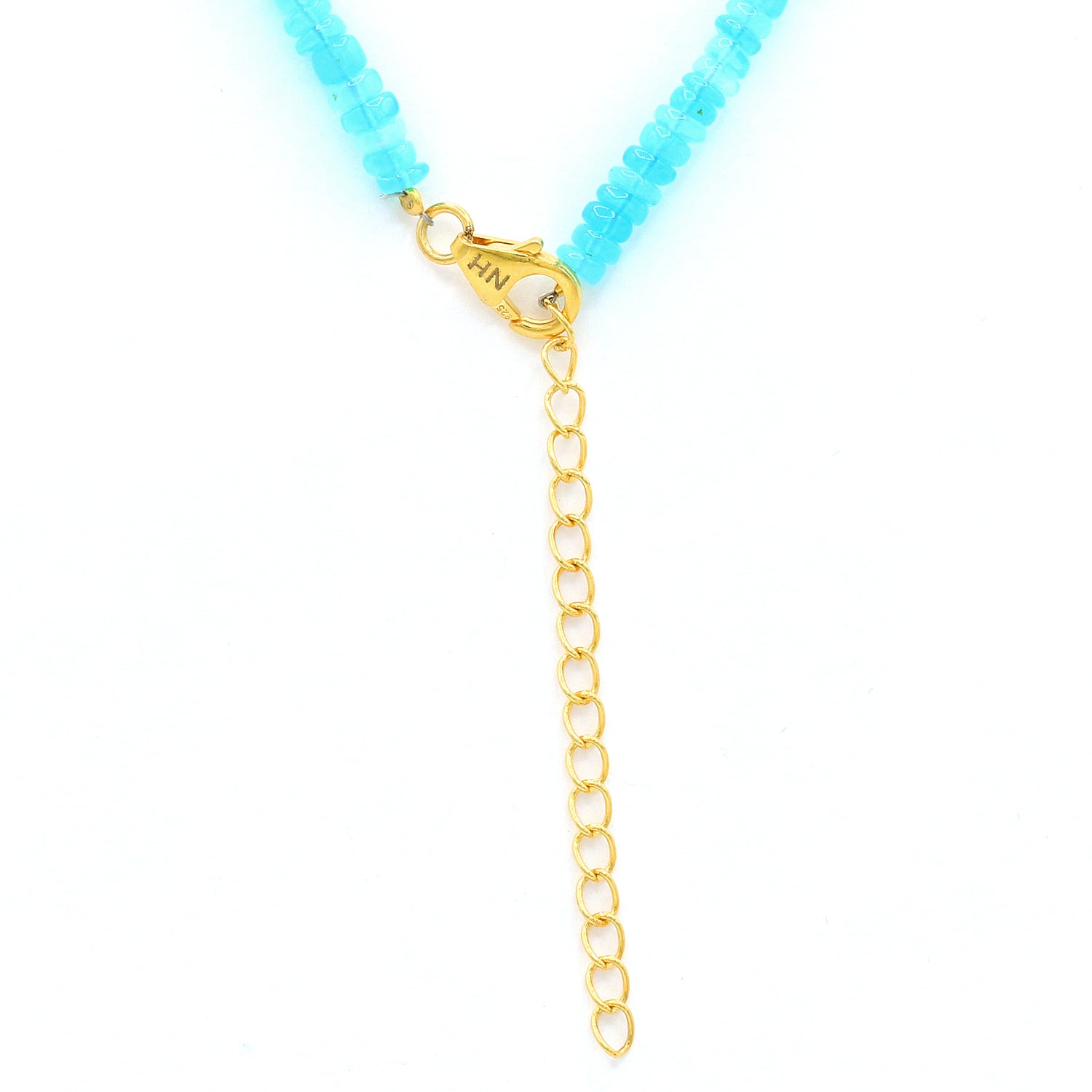 Gems en Vogue Paraiba Opal Bead Necklace