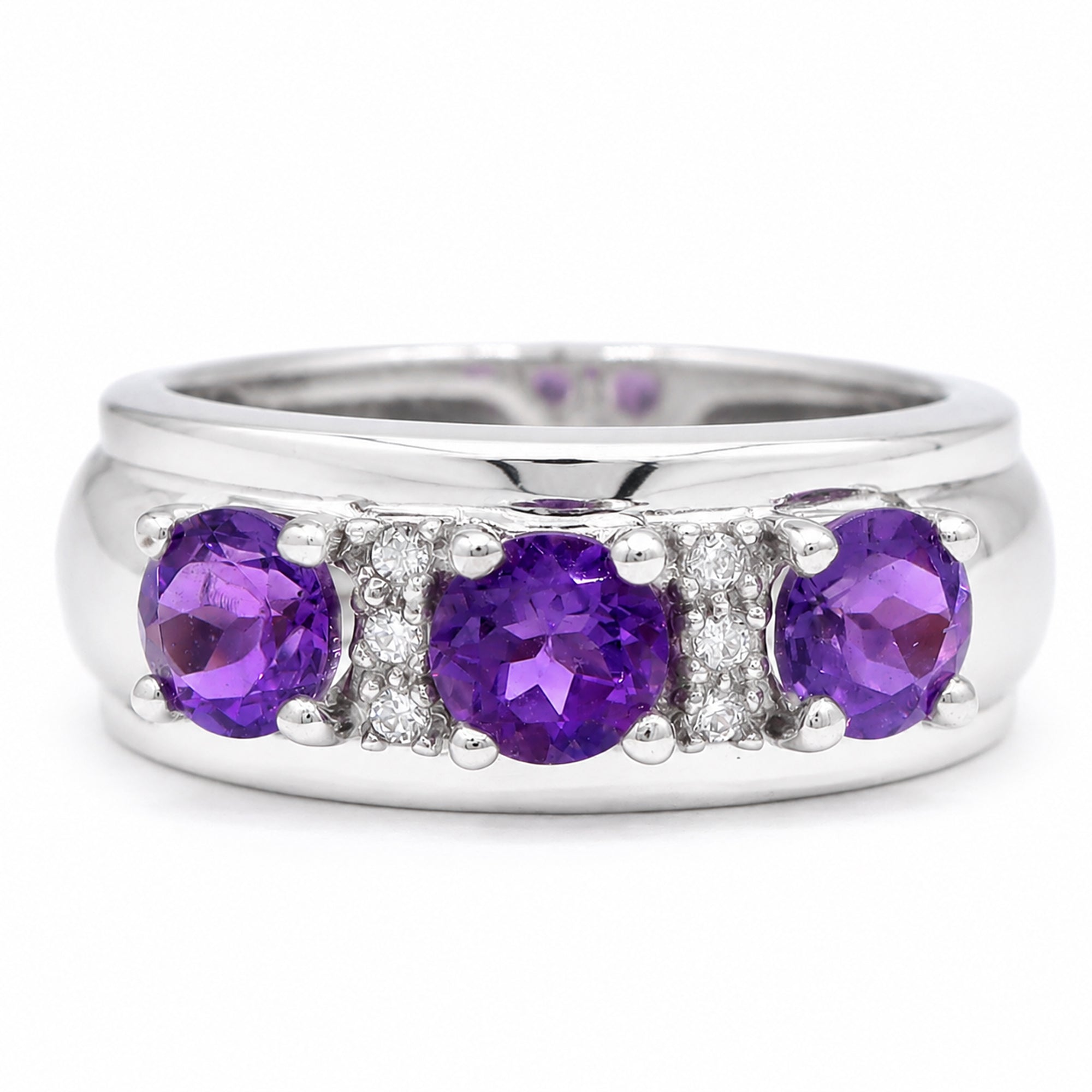 Michael's Classics Amethyst Ring