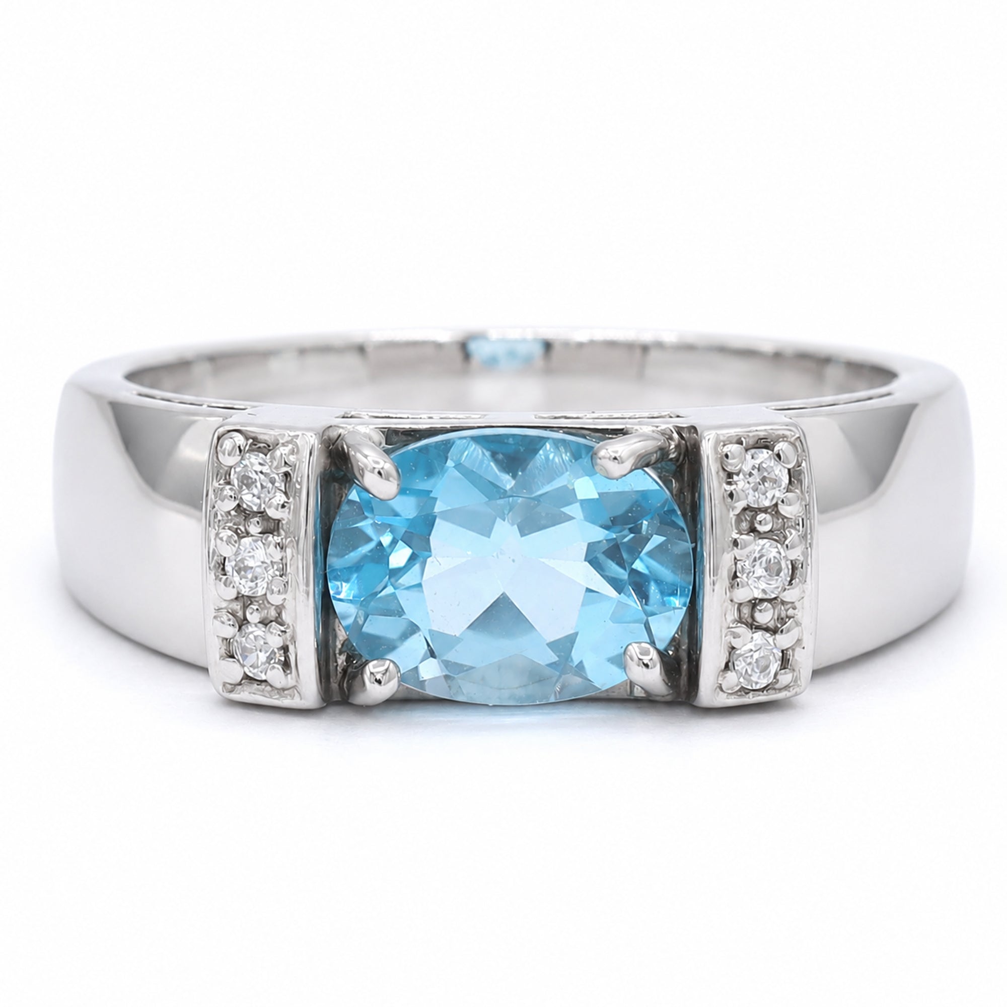 Michael's Classics Blue Topaz Ring