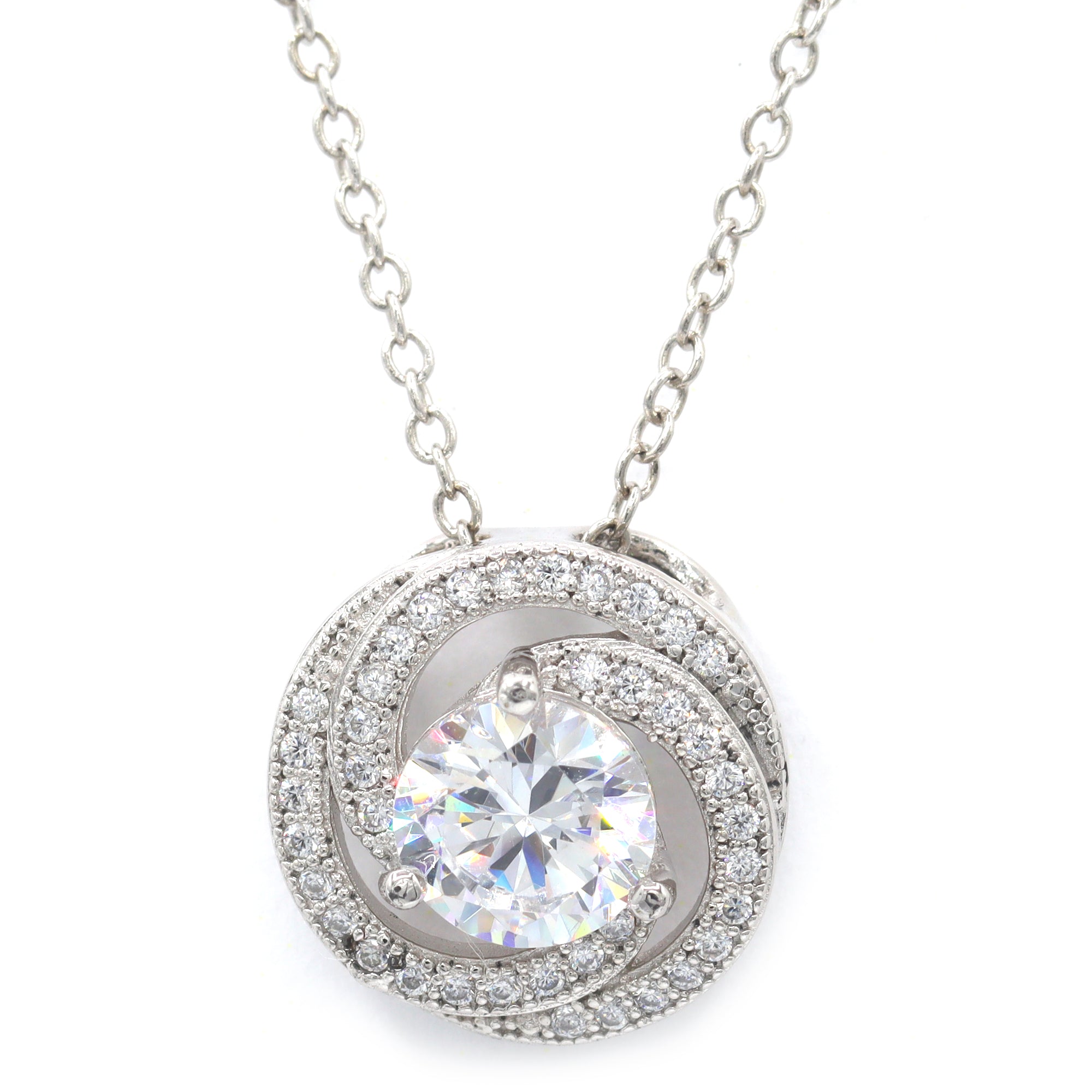 Signity Sterling Silver Cubic Zirconia Pendant CHAIN NOT INCLUDED