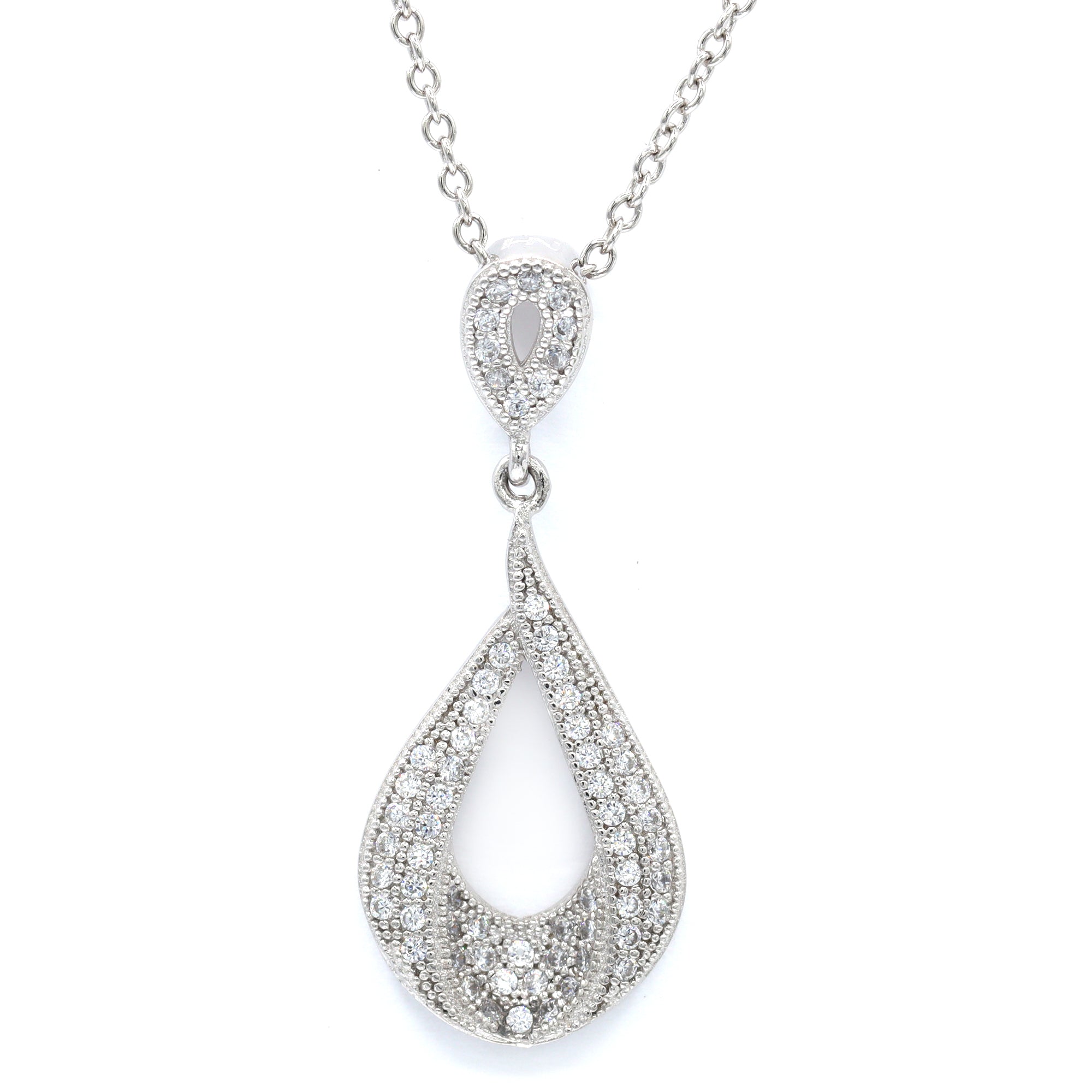 Signity Sterling Silver Cubic Zirconia Pendant CHAIN NOT INCLUDED