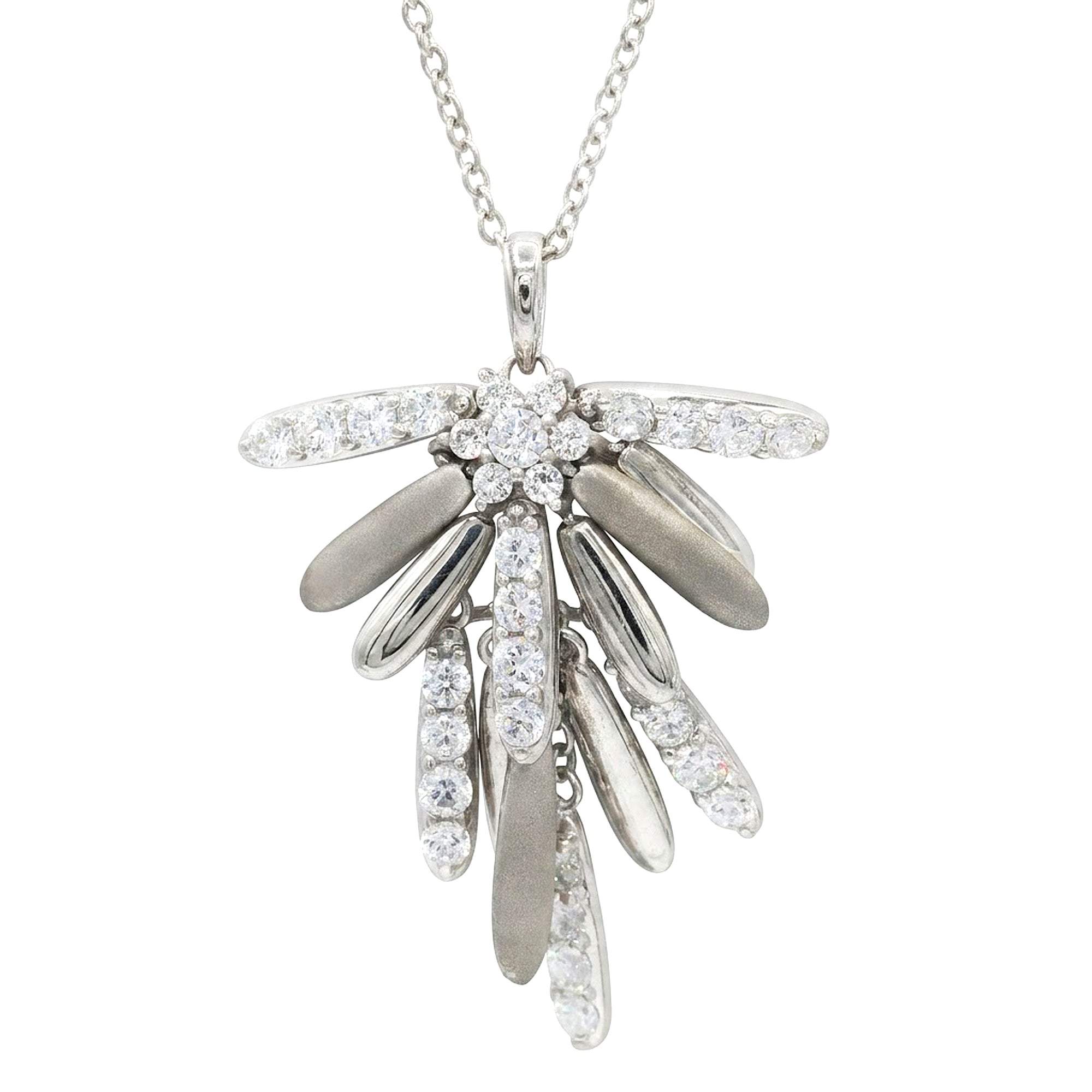 Signity Sterling Silver Cubic Zirconia Pendant CHAIN NOT INCLUDED