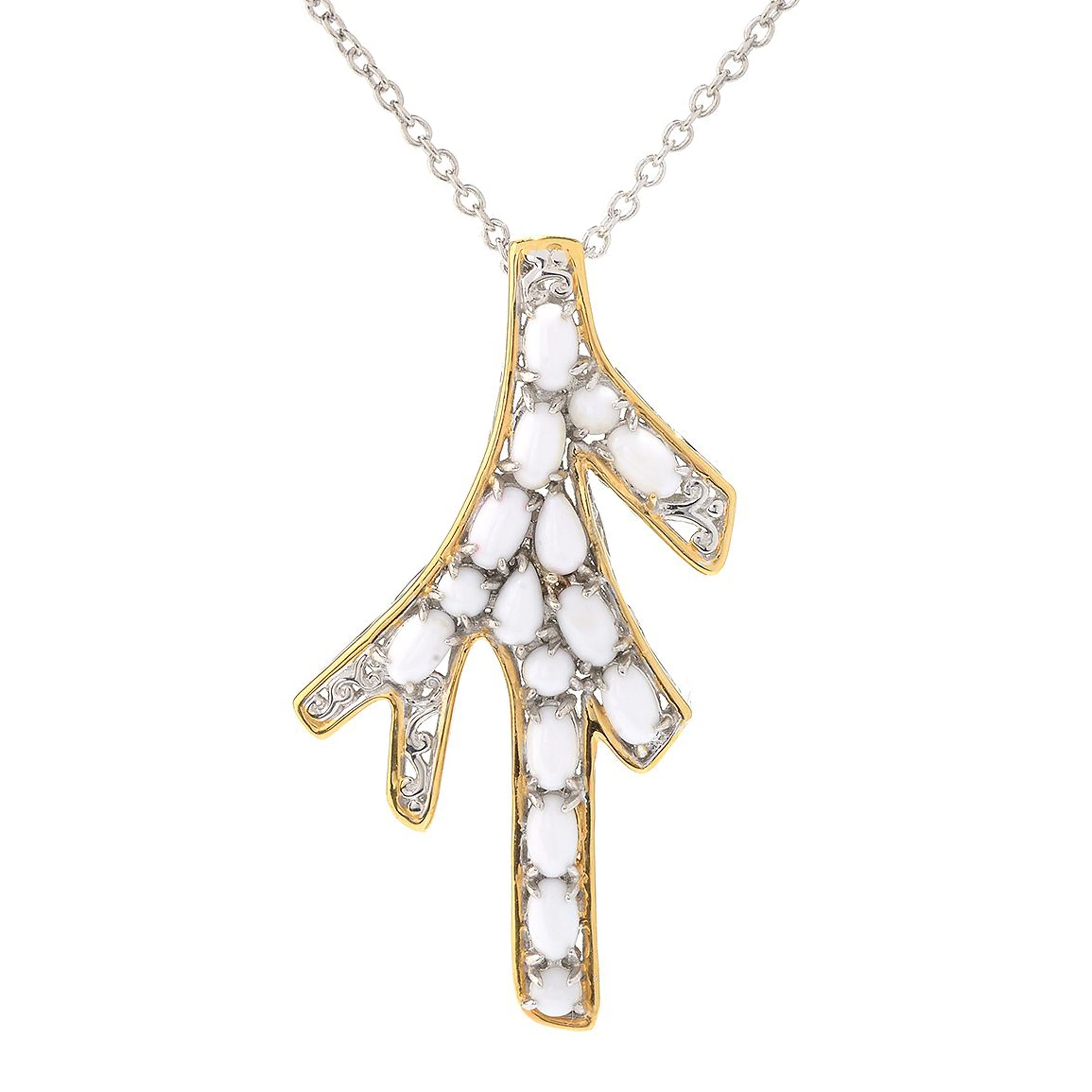 Pendentif corail bambou multi-formes Gems en Vogue