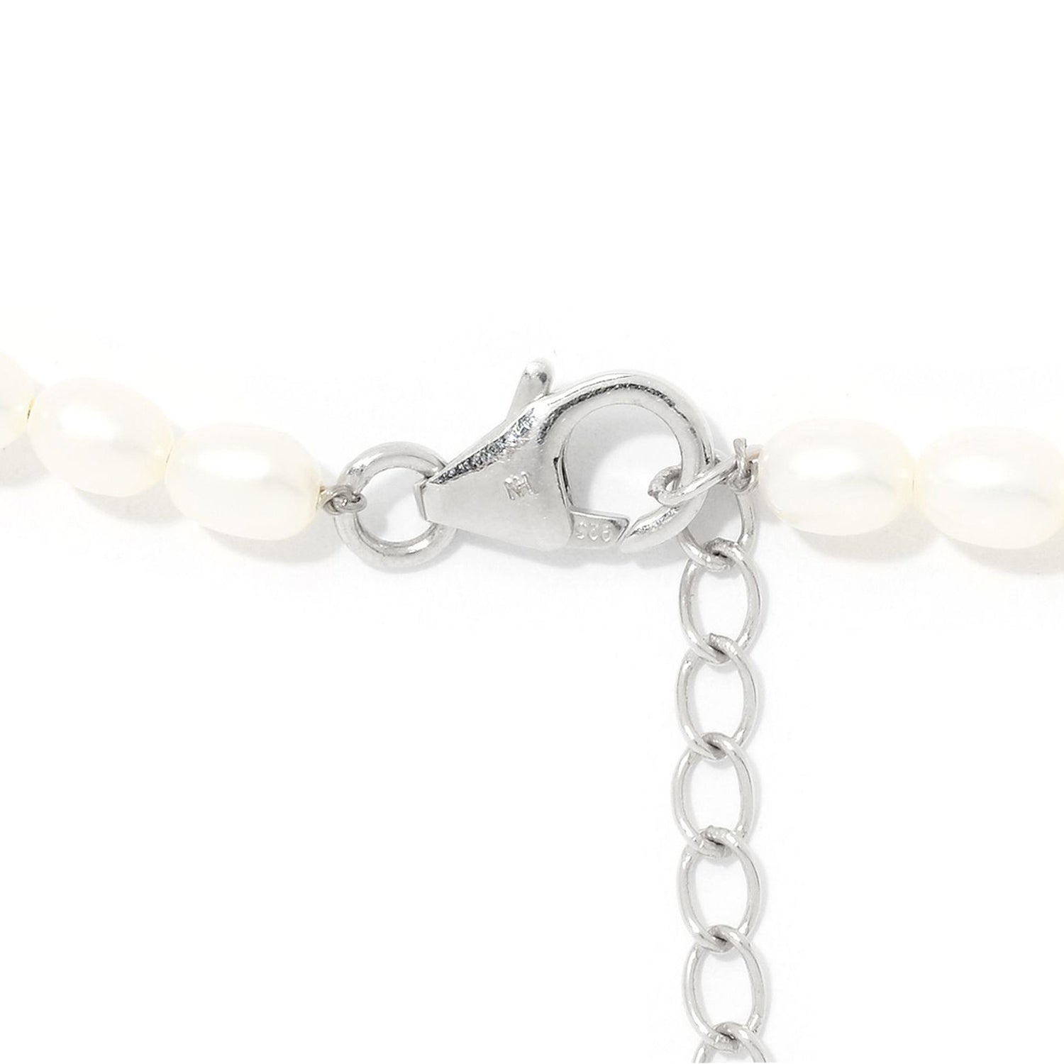 Gems en Vogue Choice of Color Pearl Cross Pendant