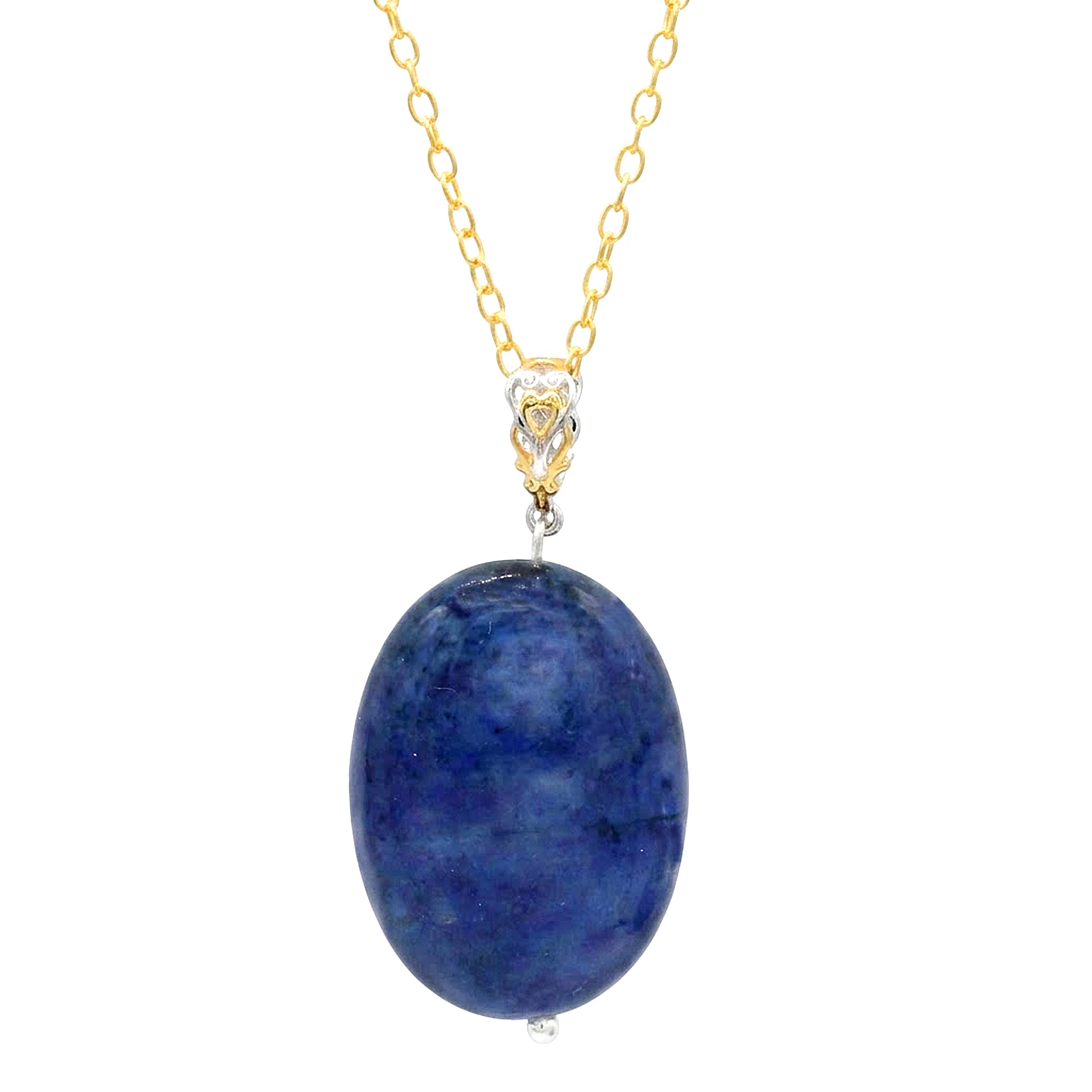 Pendentif Danseuses en Coquillage Peint Main et Rubis Gems en Vogue