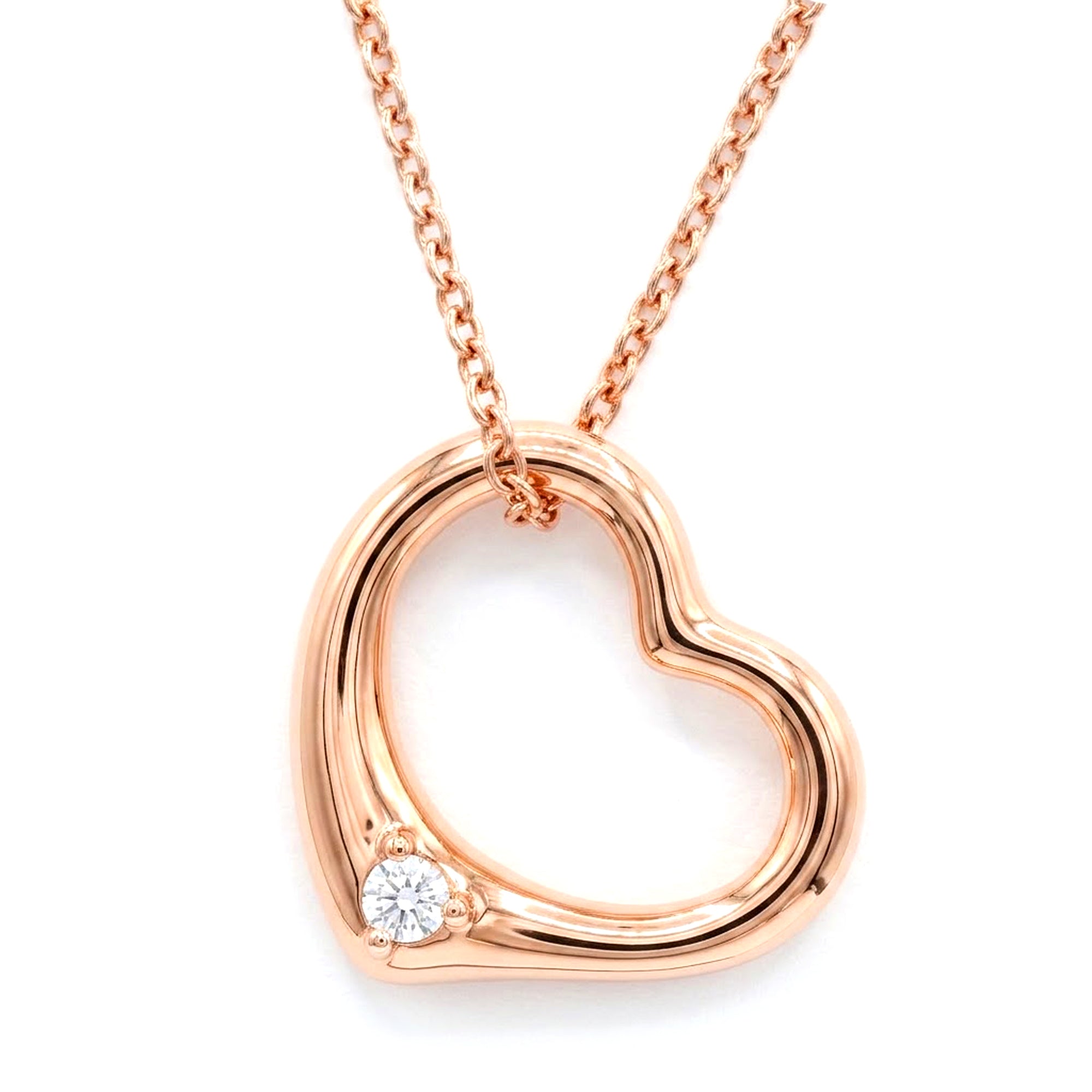 Signity Sterling Silver Cubic Zirconia Heart Pendant CHAIN NOT INCLUDED