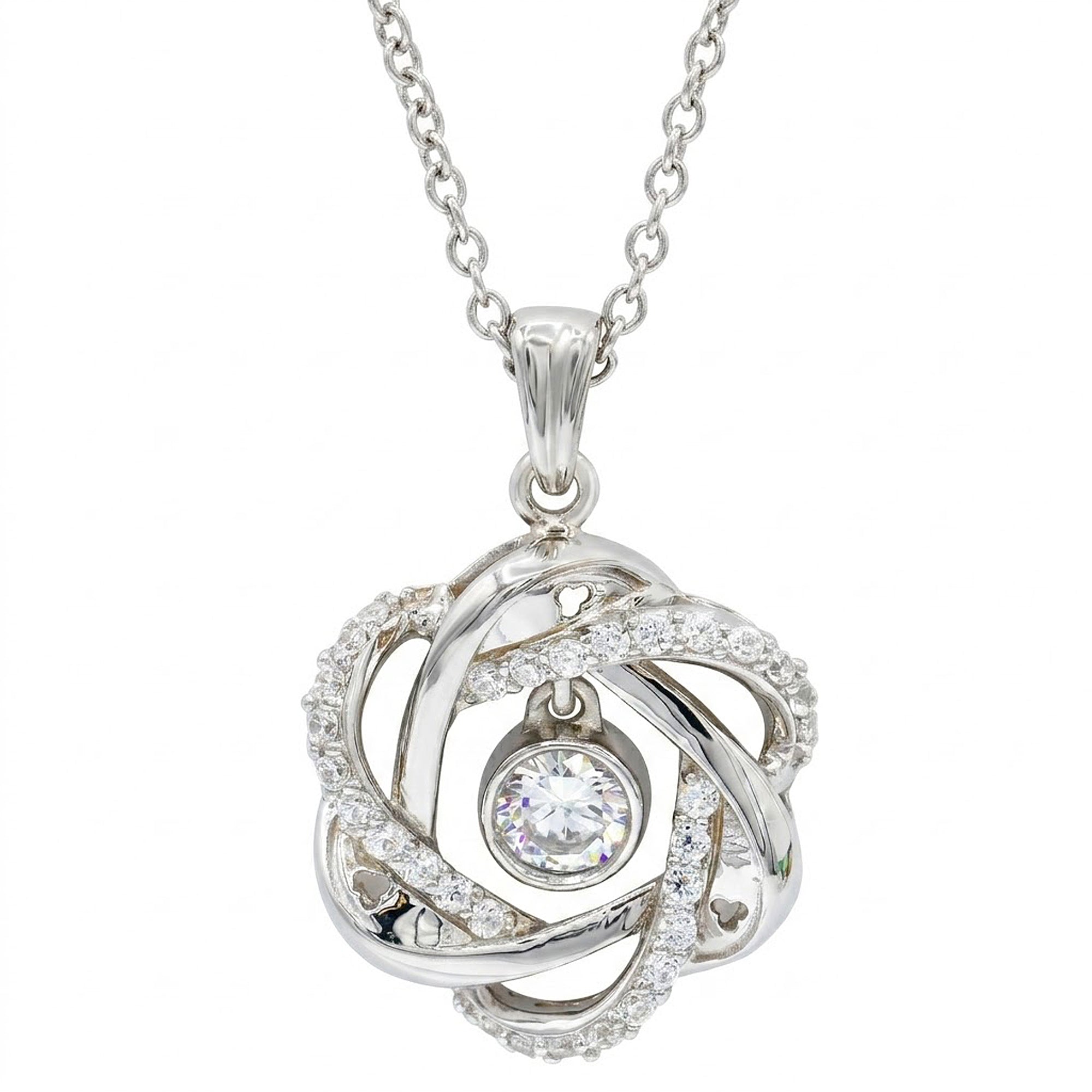 Signity Sterling Silver Cubic Zirconia Pendant CHAIN NOT INCLUDED