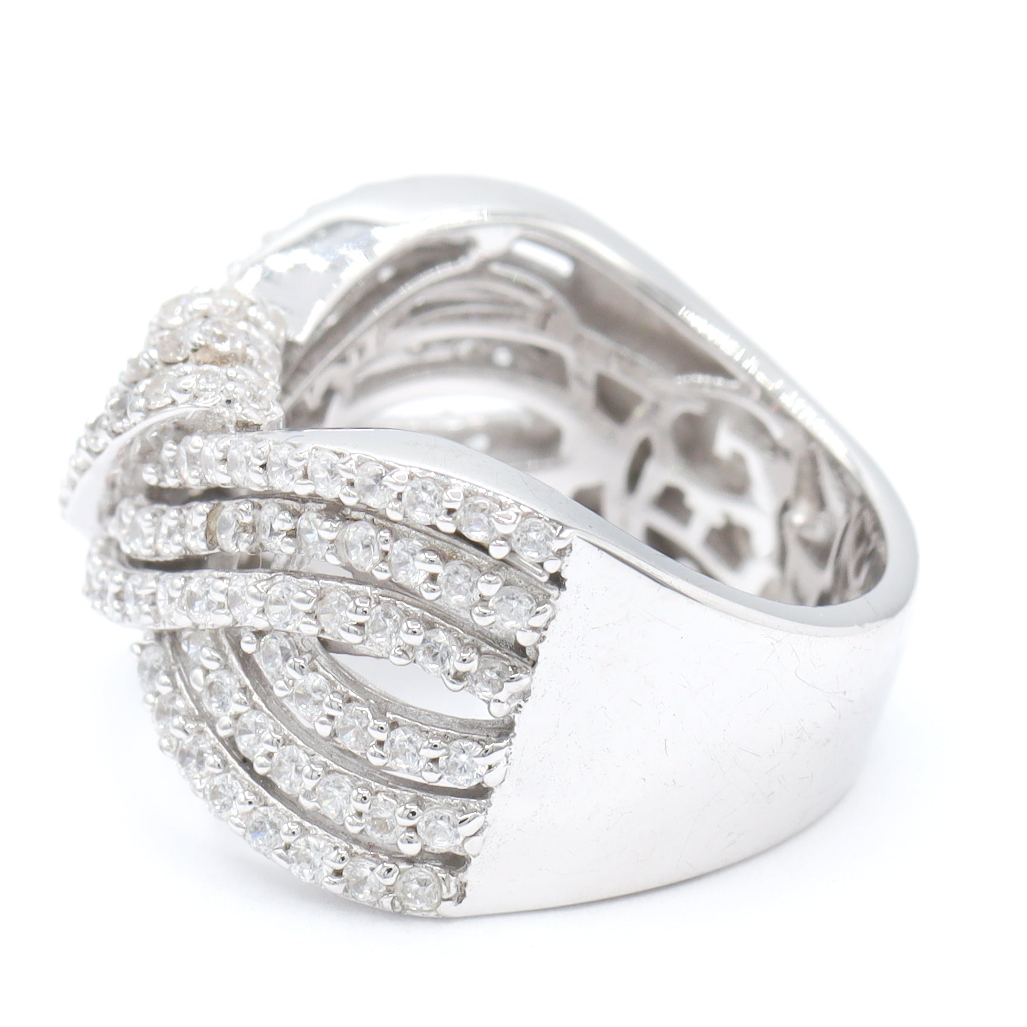 Signity Sterling Silver Cubic Zirconia Ring CANNOT BE RESIZED